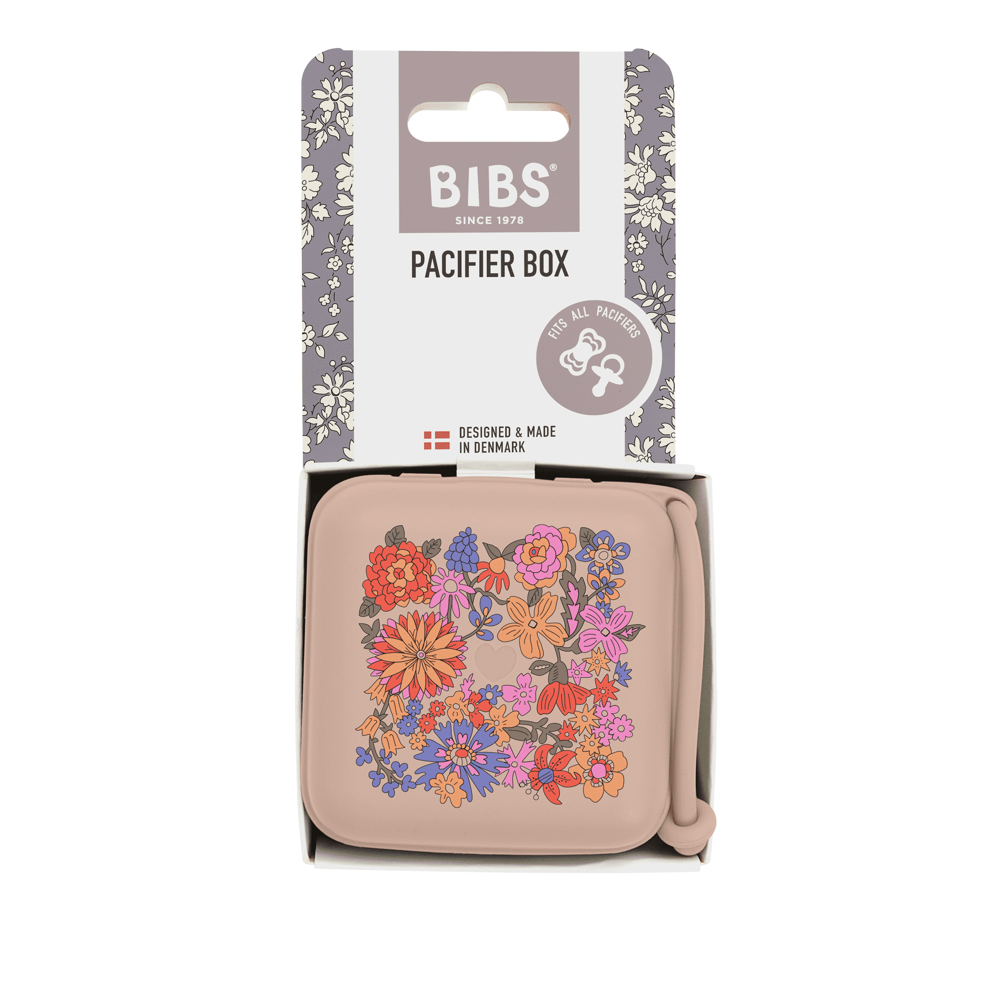 BIBS / LIBERTY SUTTEBOKS - JUNE BLOSSOM BLUSH