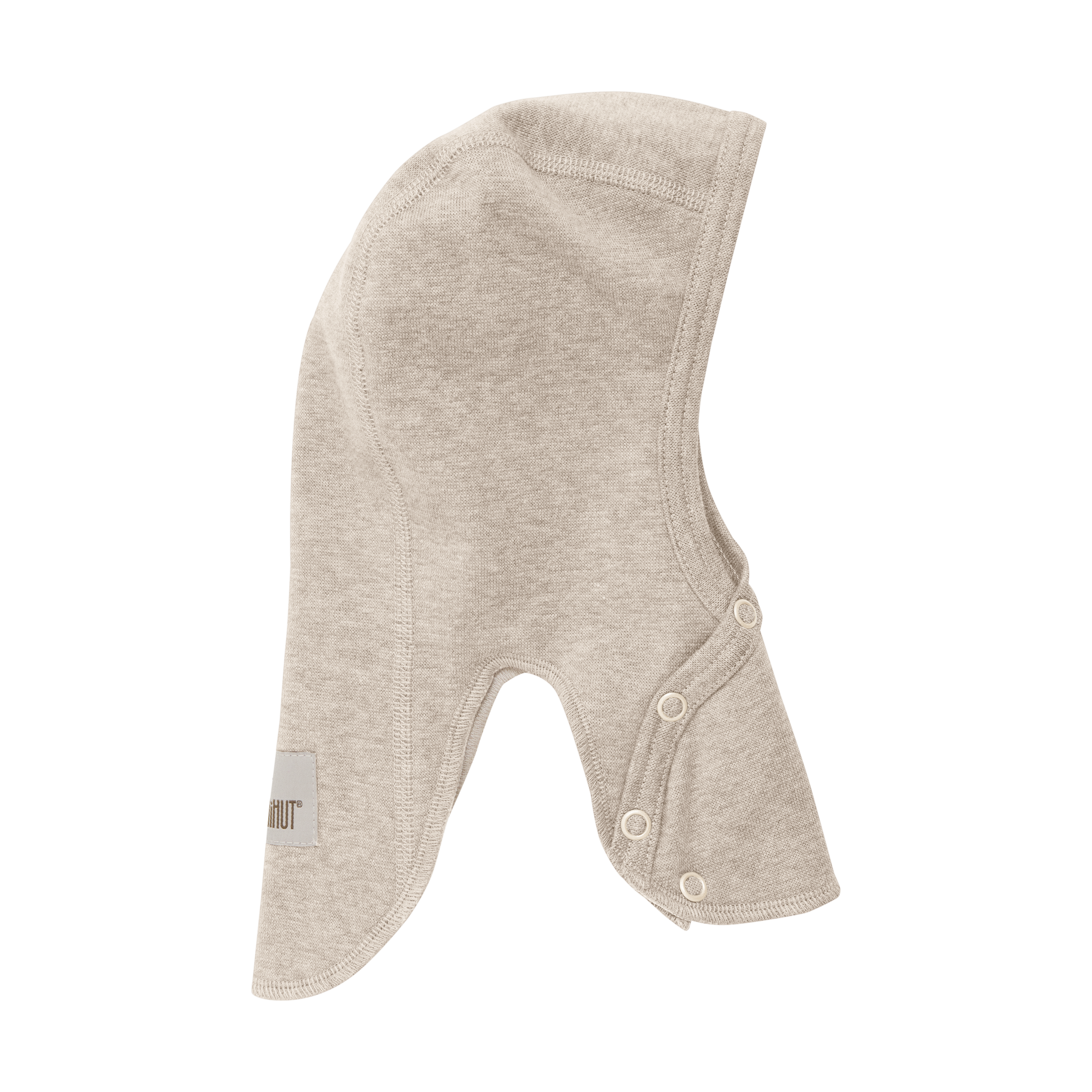 HUTTELIHUT / BALACLAVA I BOMULD  - CAMEL MELANGE