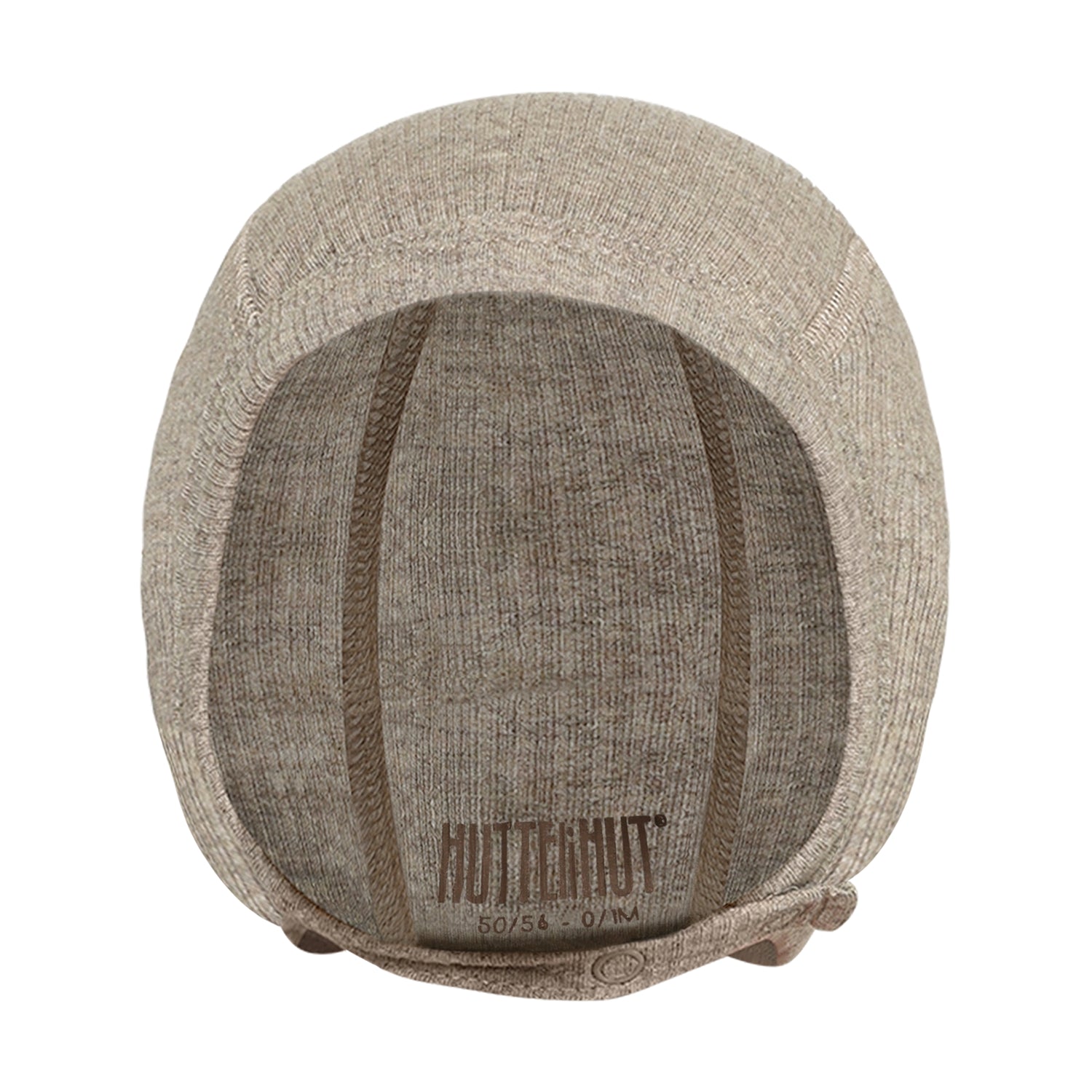 HUTTELIHUT / BONNET RIB - WHITE PEPPER MELANGE - Mini Monde Copenhagen