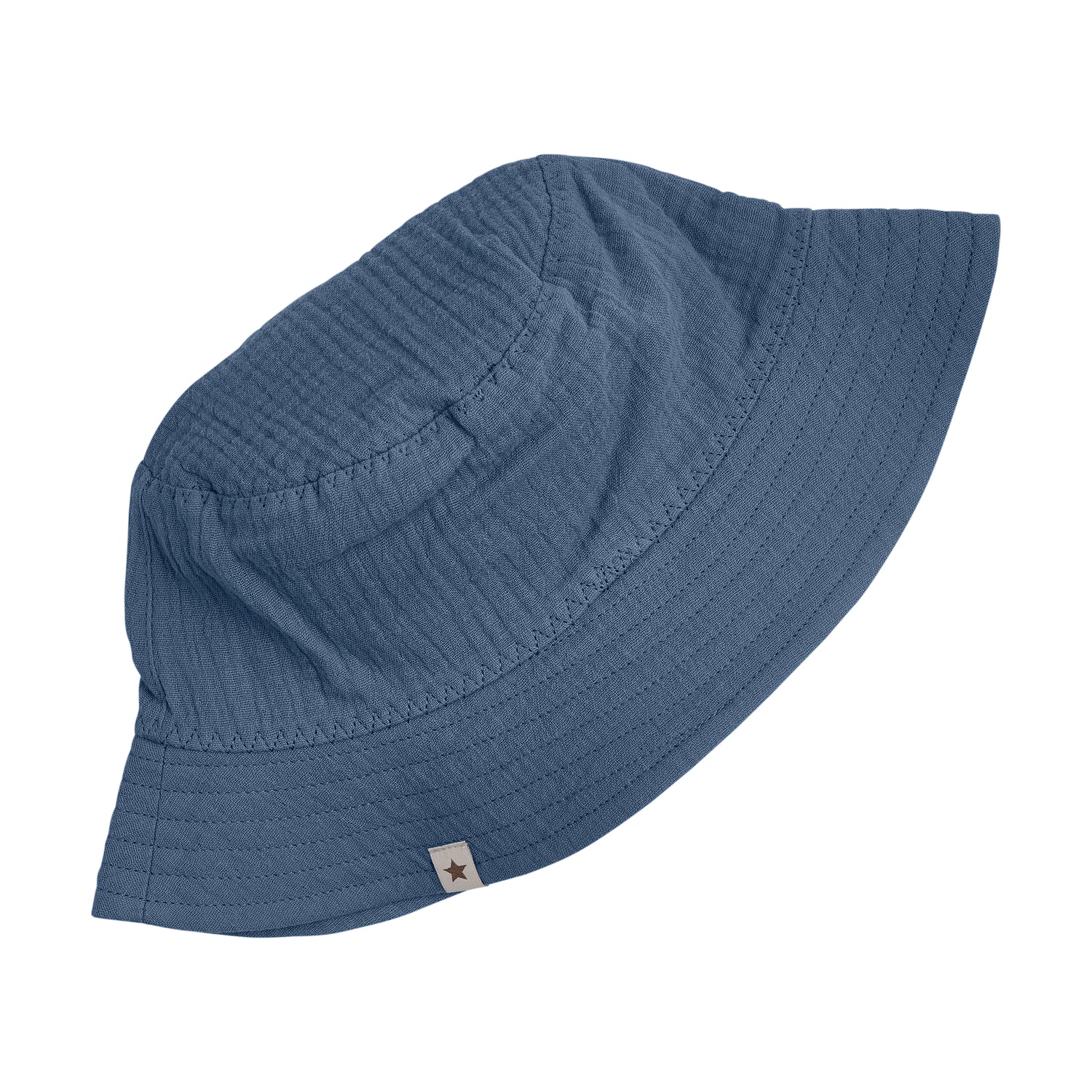 HUTTELIHUT / BUCKET SOLHAT I MUSLIN - BERING SEA - Mini Monde Copenhagen