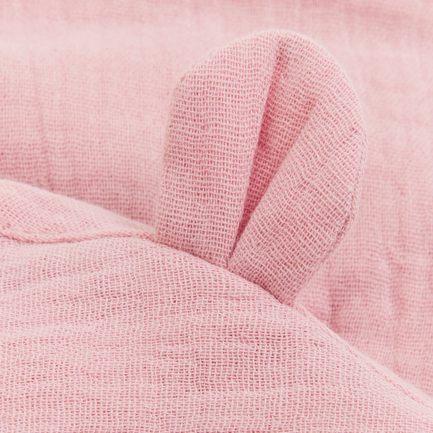 HUTTELIHUT / SOMMERHAT MED ØRE I MUSLIN - PALE MAUVE - Mini Monde Copenhagen