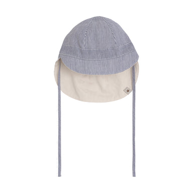 HUTTELIHUT / SOMMERHAT UPF 50+ STRIPE - BERING SEA - Mini Monde Copenhagen
