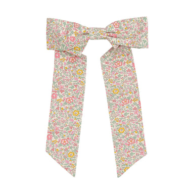 HUTTELIHUT / HÅRCLIPS BOW I LIBERTY FABRIC - DOUBLE CREAM - Mini Monde Copenhagen