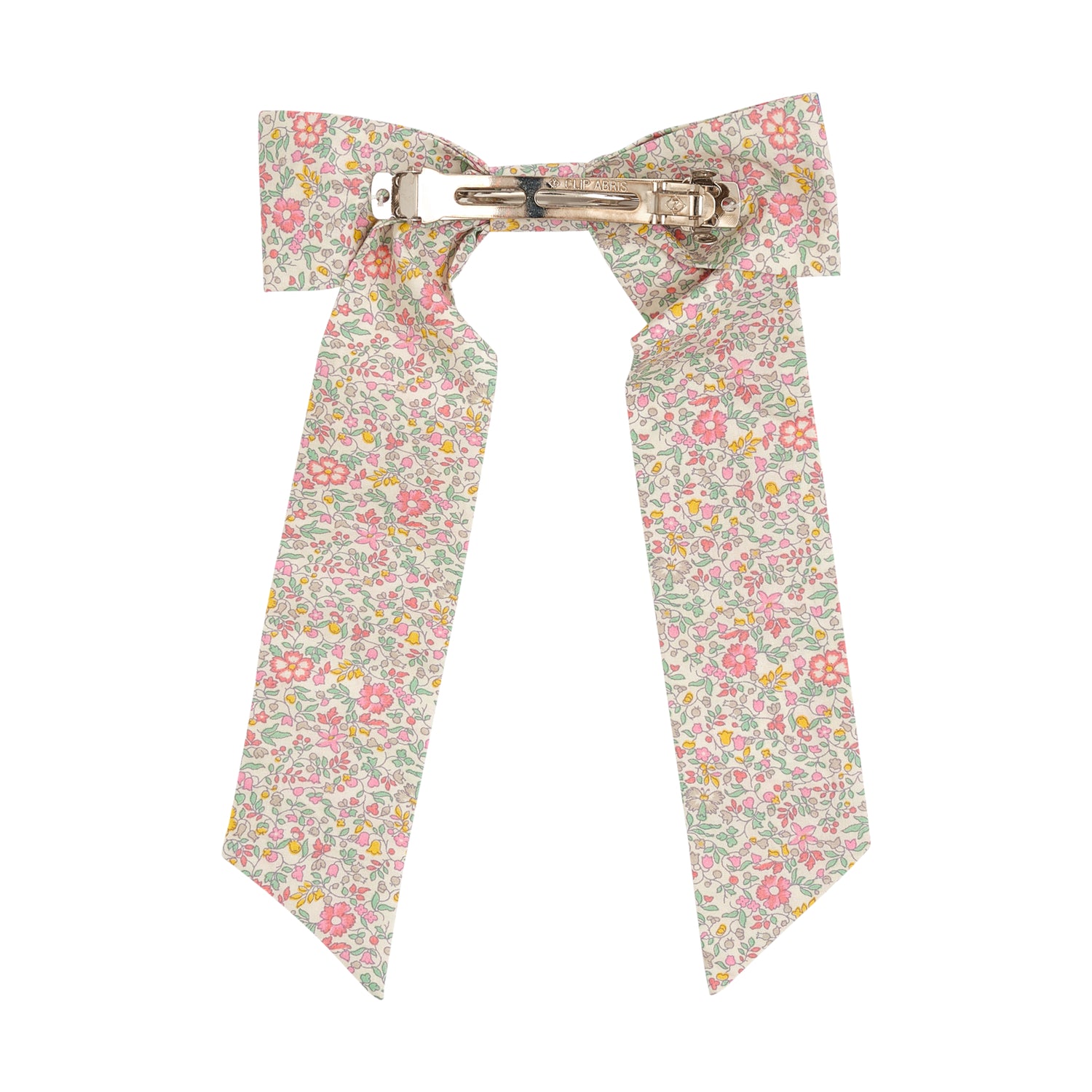 HUTTELIHUT / HÅRCLIPS BOW I LIBERTY FABRIC - DOUBLE CREAM - Mini Monde Copenhagen