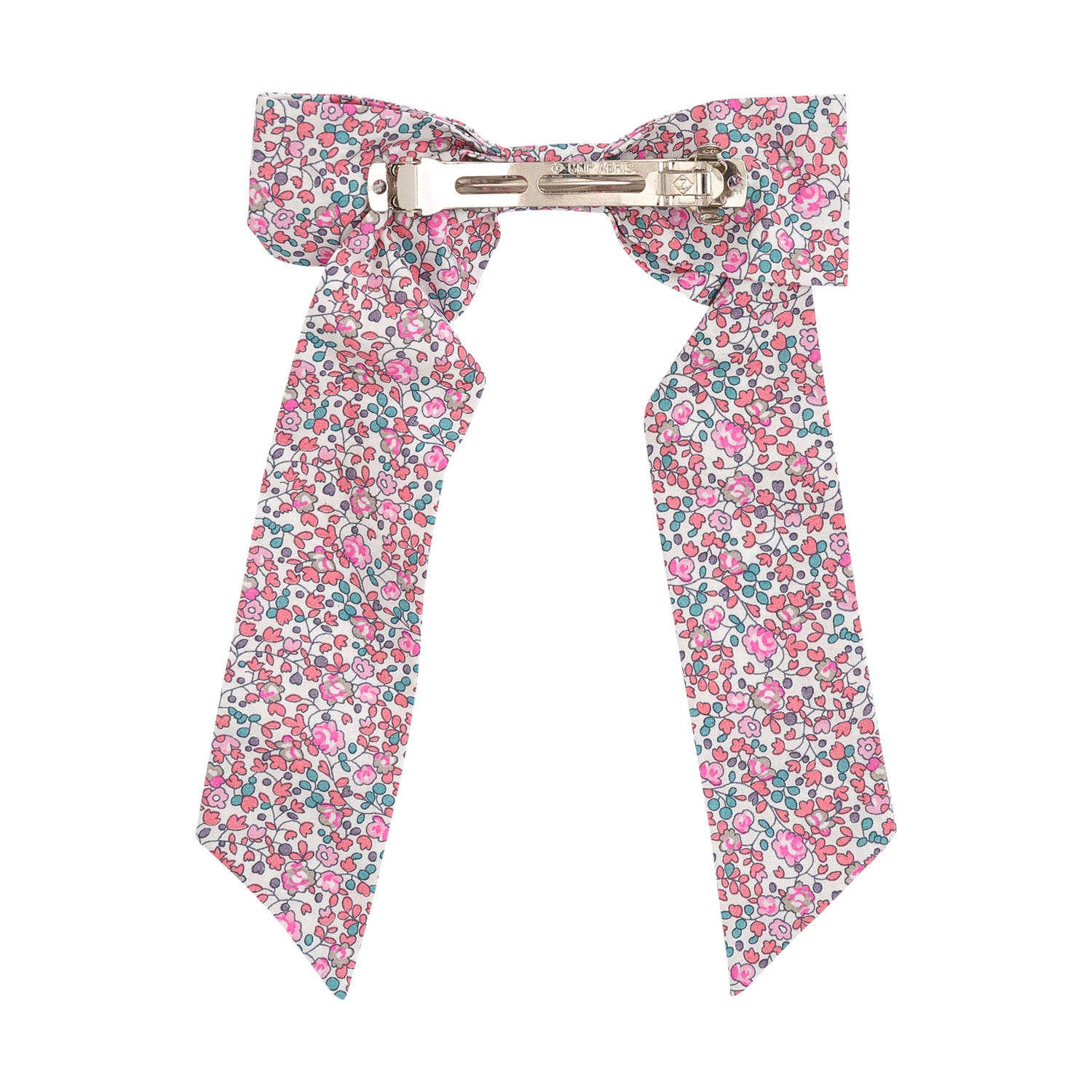 HUTTELIHUT / HÅRCLIPS BOW I LIBERTY FABRIC - PLUMERIA - Mini Monde Copenhagen