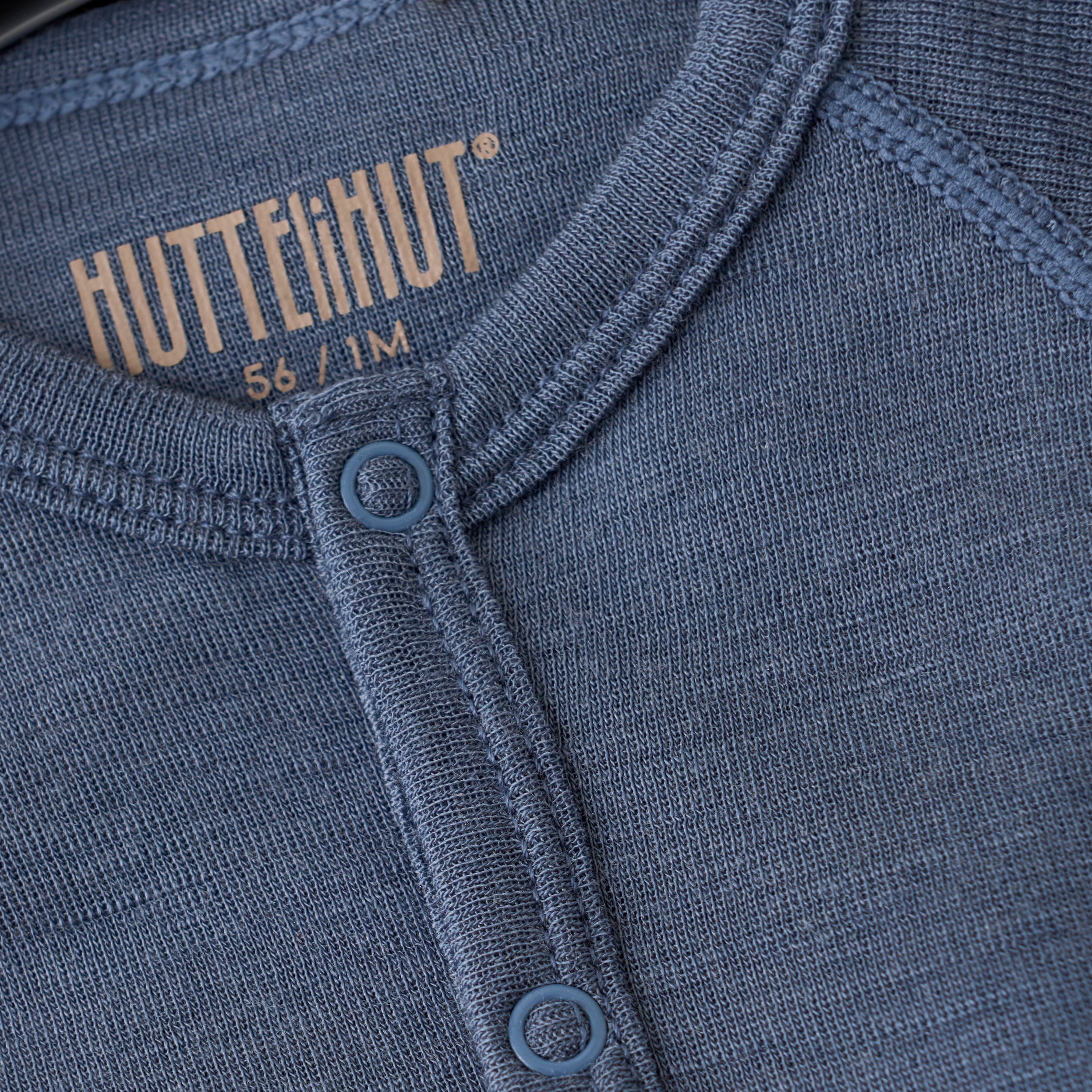 HUTTELIHUT / LANGÆRMET HELDDRAGT ULD/SILKE - FOLKSTONE GRAY