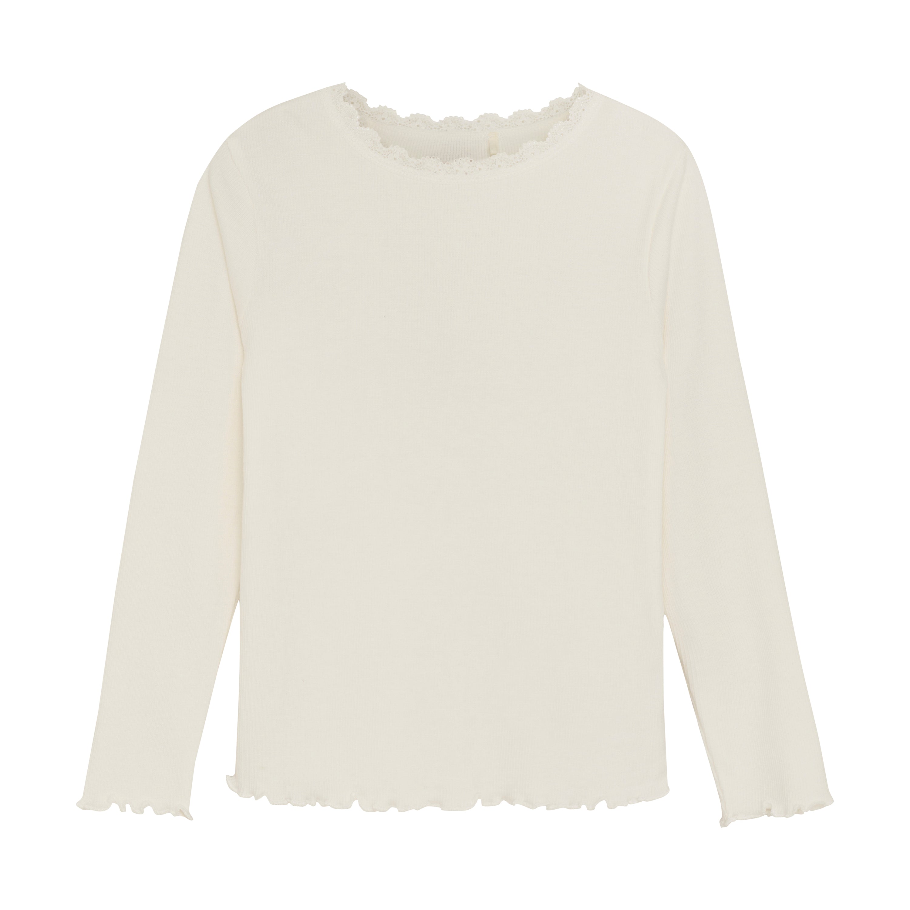 HUTTELIHUT / T-SHIRT LS RIB - TOFU