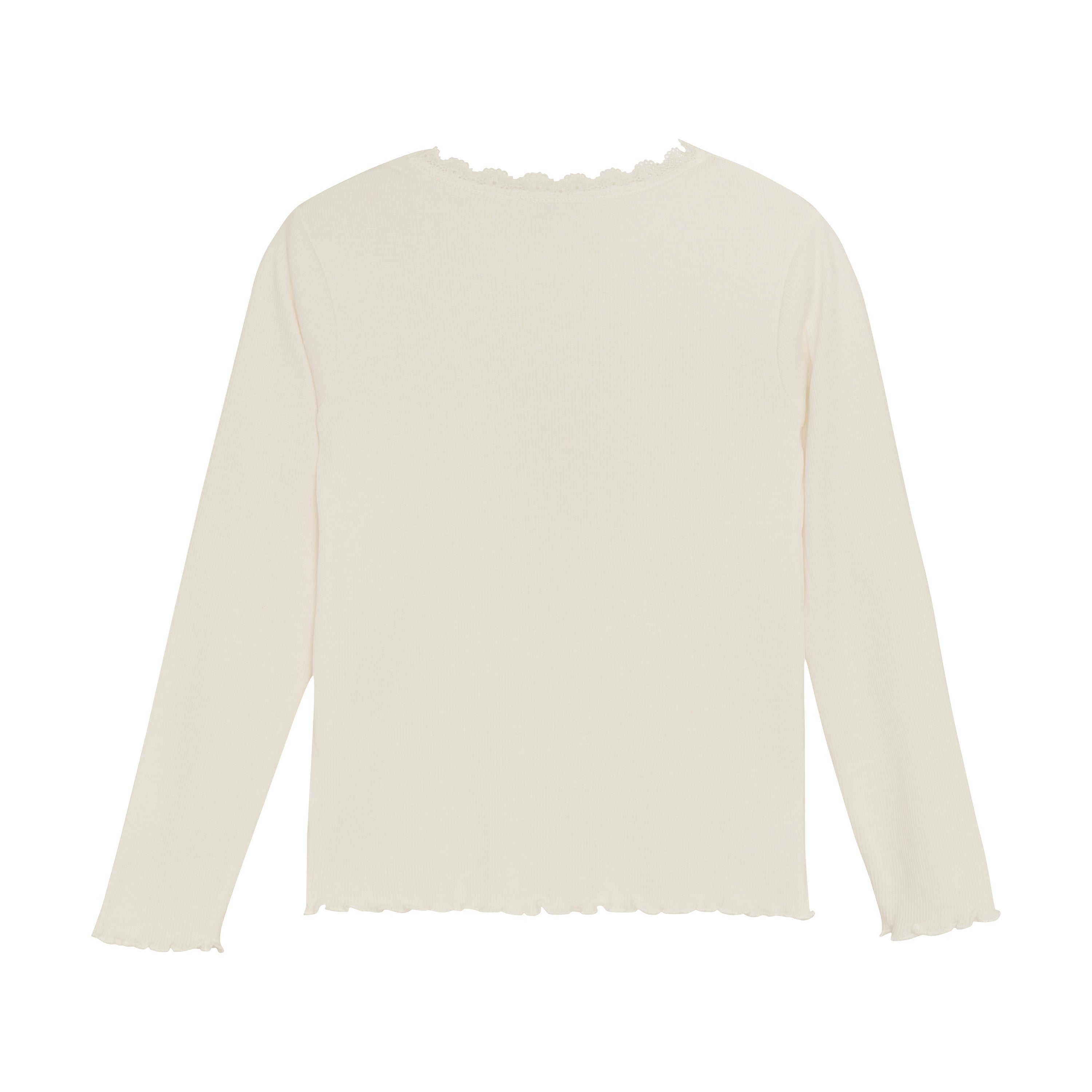 HUTTELIHUT / T-SHIRT LS RIB - TOFU