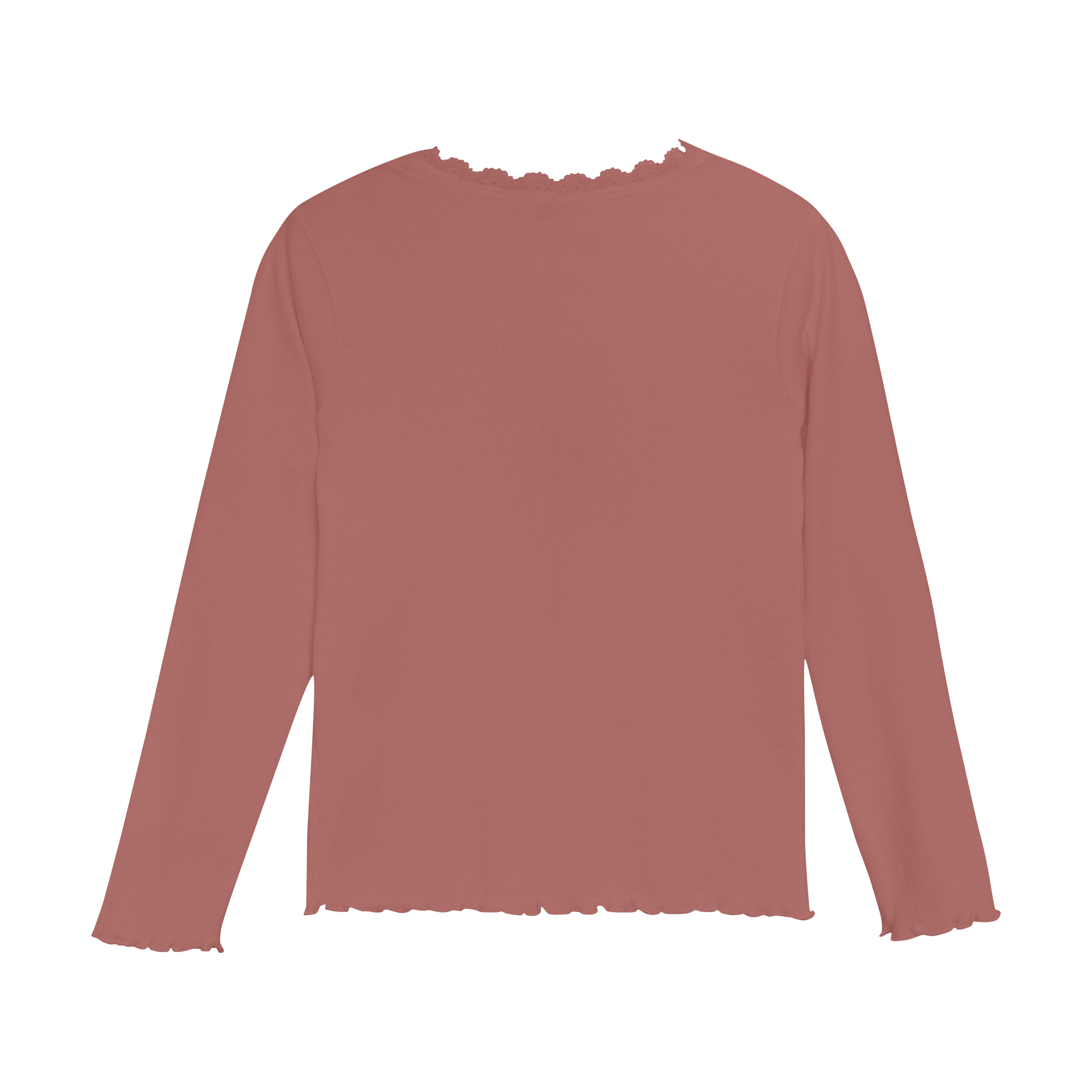 HUTTELIHUT / T-SHIRT LS RIB - BURLWOOD