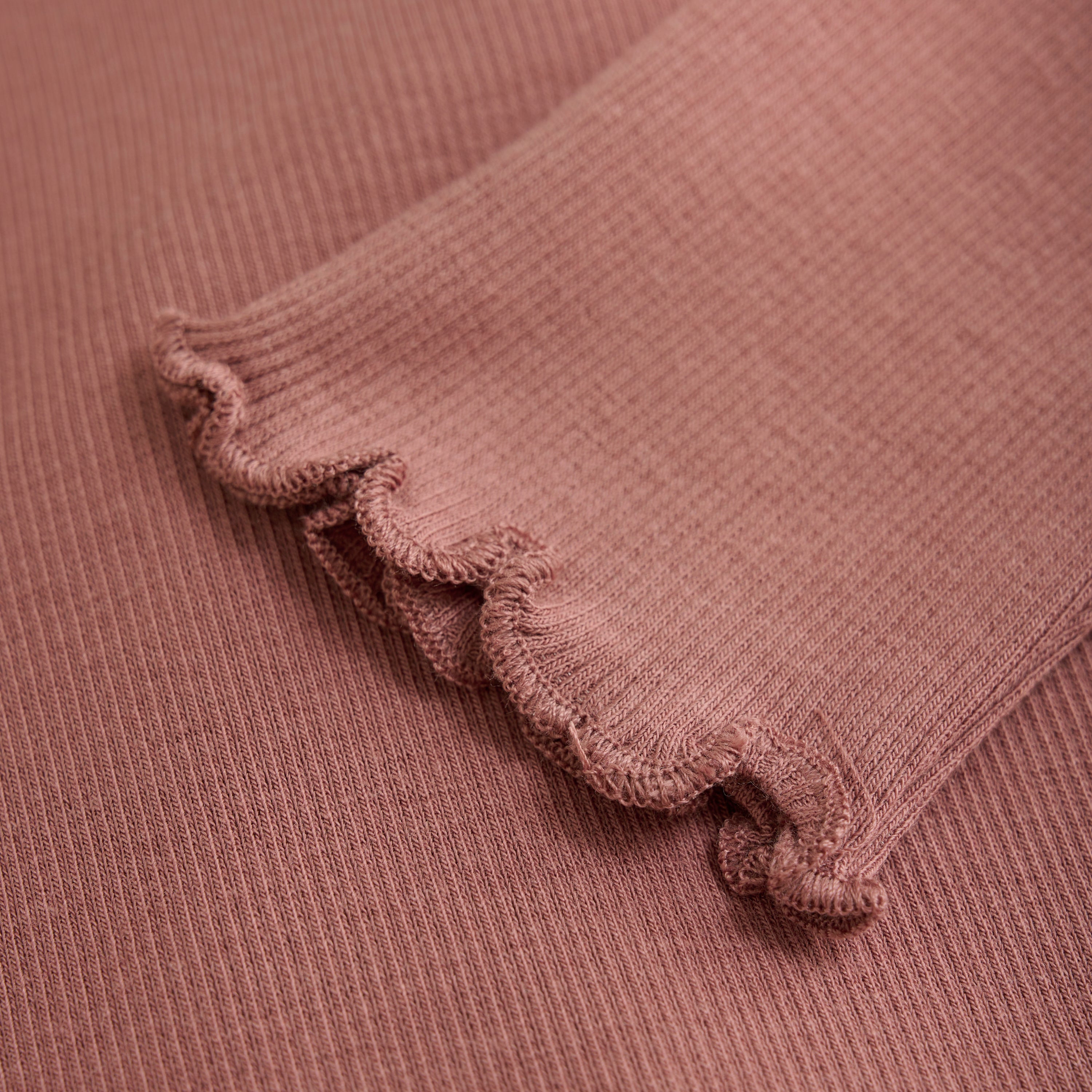 HUTTELIHUT / T-SHIRT LS RIB - BURLWOOD