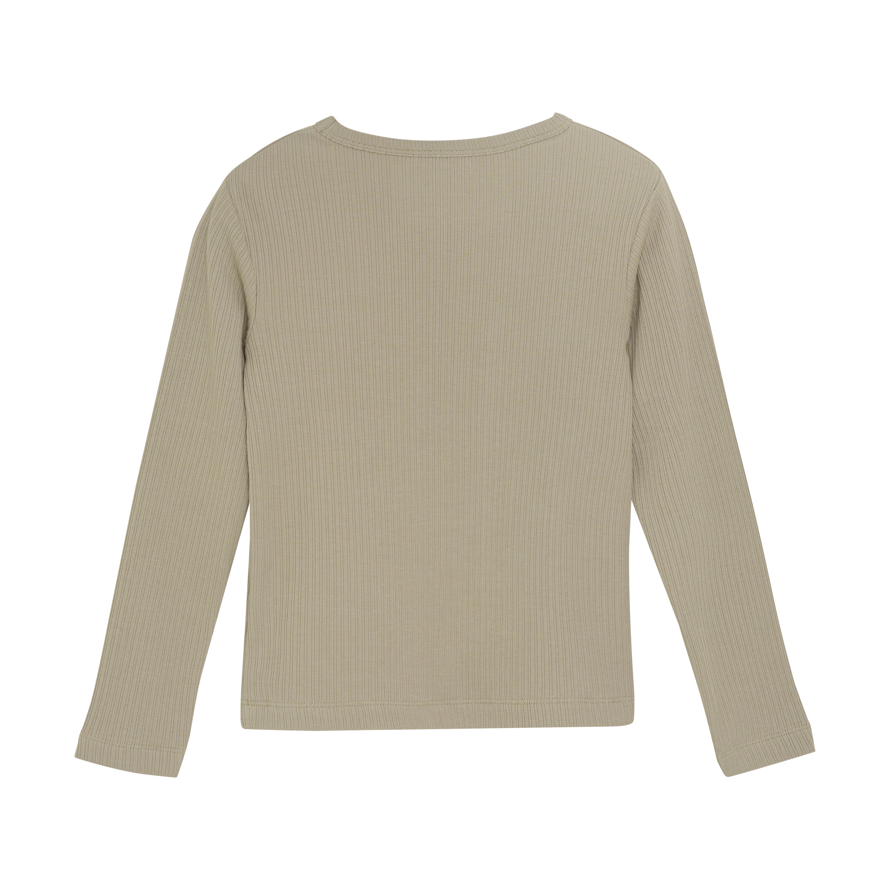 HUTTELIHUT / T-SHIRT LS RIB - FOLKSTONE GRAY