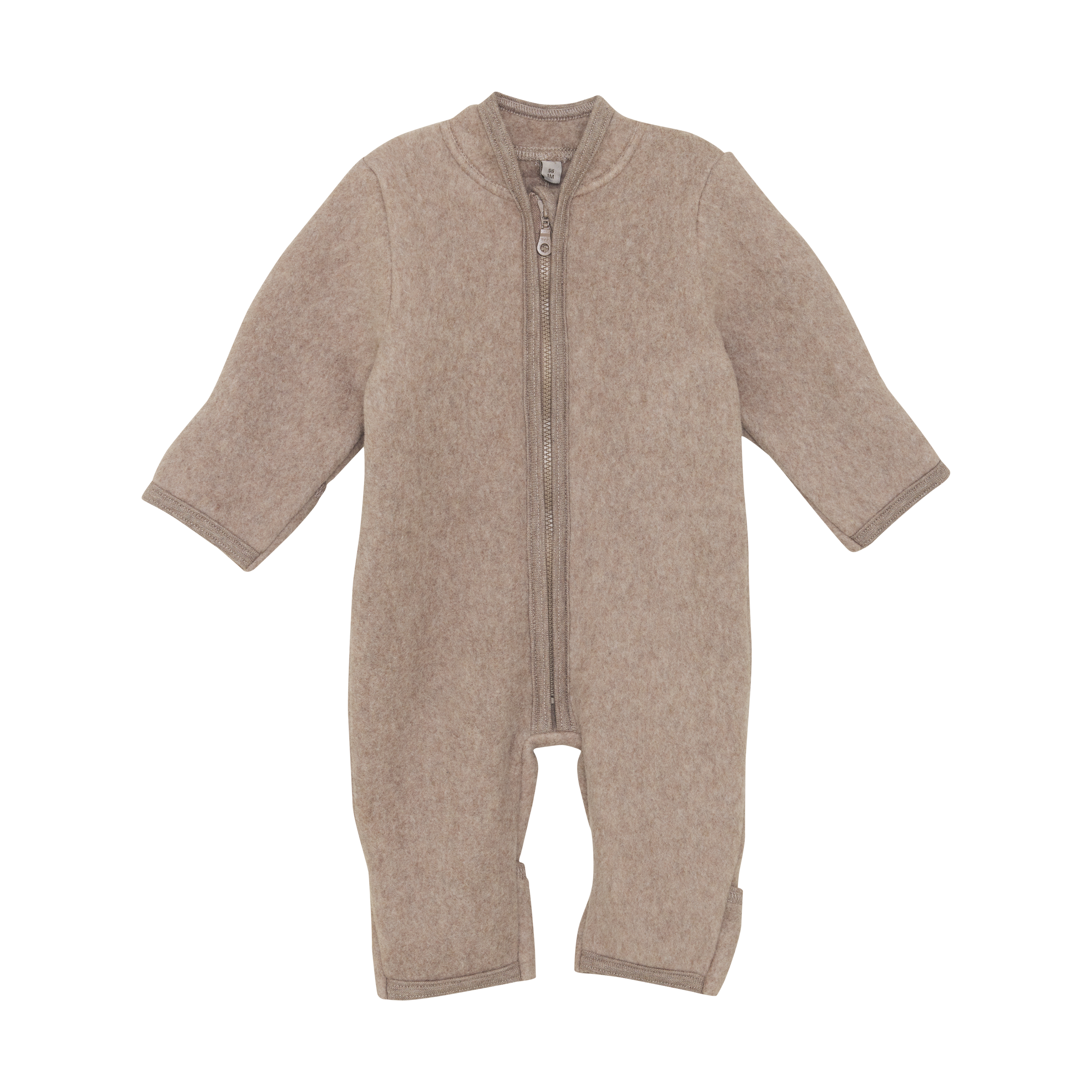 HUTTELIHUT / BOMULDSFLEECE KØREDRAGT  - SAVANNAH MELANGE