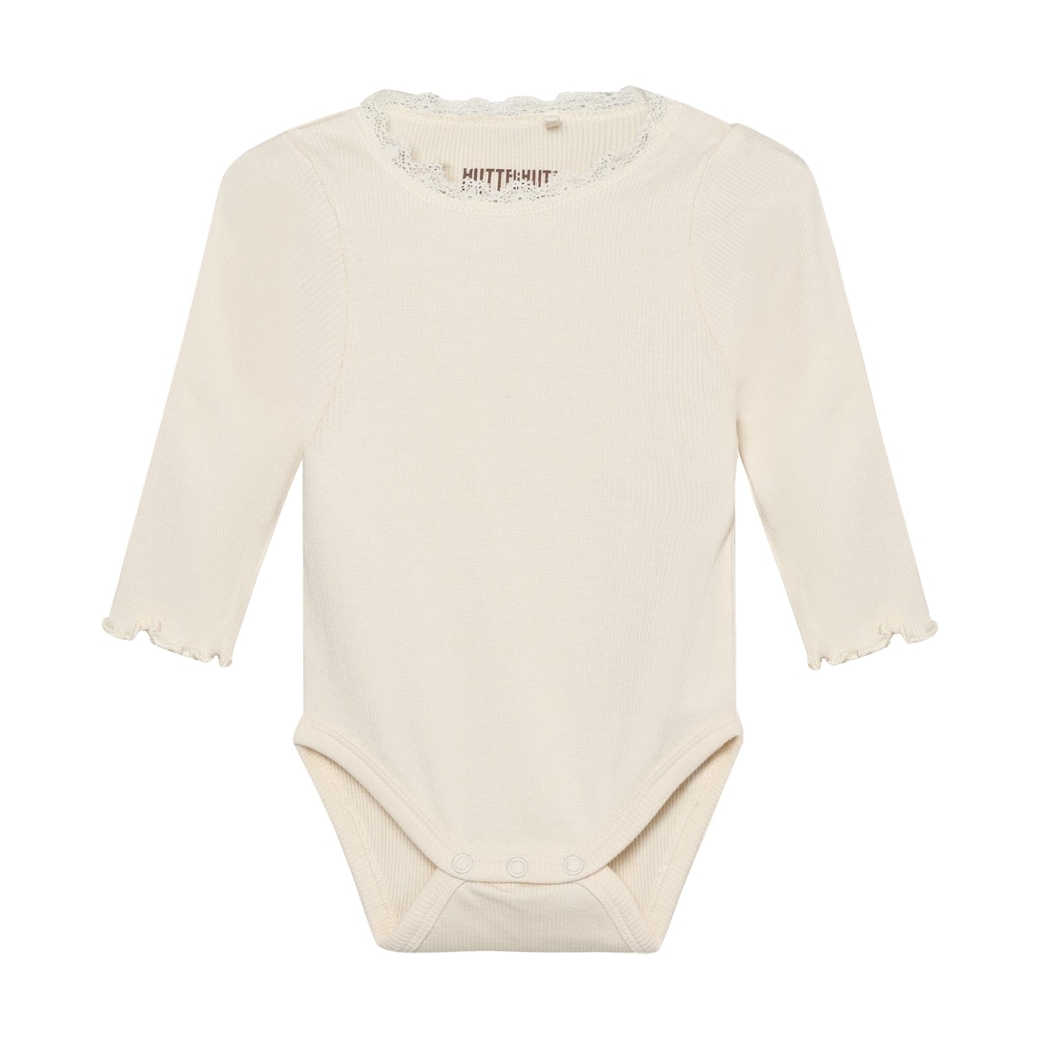 HUTTELIHUT / BODYSTOCKING LS RIB - ANTIQUE WHITE - Mini Monde Copenhagen