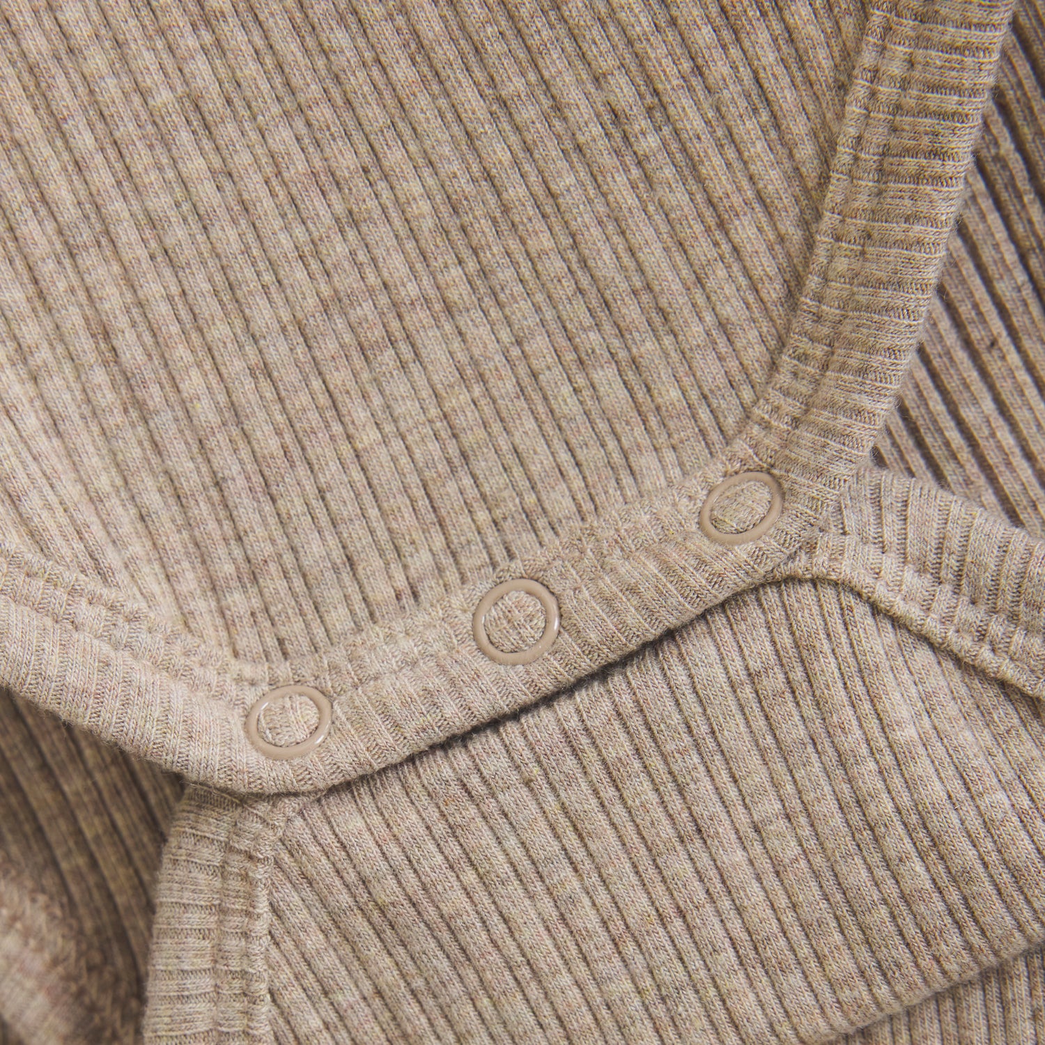 HUTTELIHUT / BODYSTOCKING LS RIB - WHITE PEPPER MELANGE - Mini Monde Copenhagen