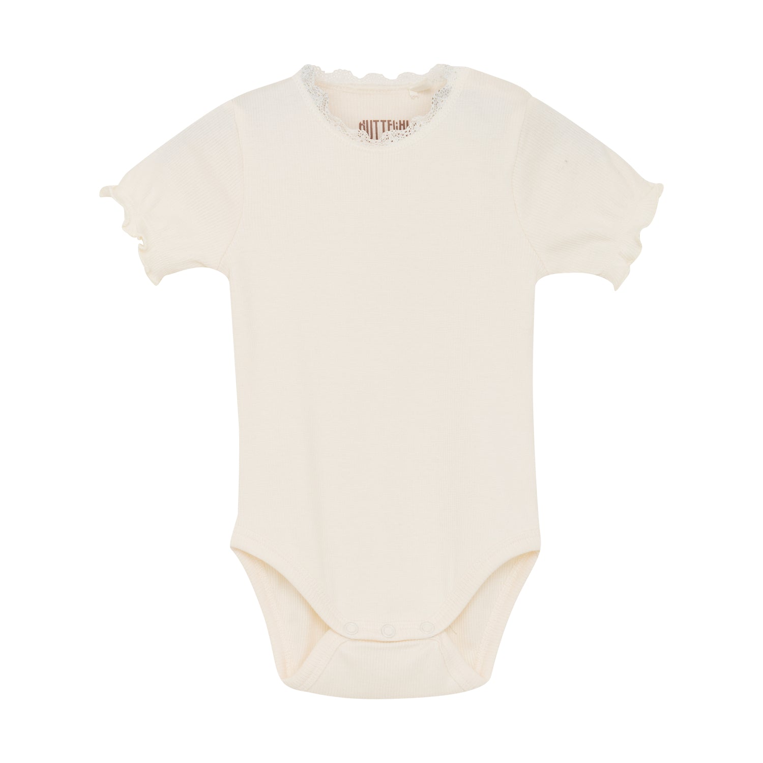 HUTTELIHUT / BODYSTOCKING SS RIB - ANTIQUE WHITE - Mini Monde Copenhagen