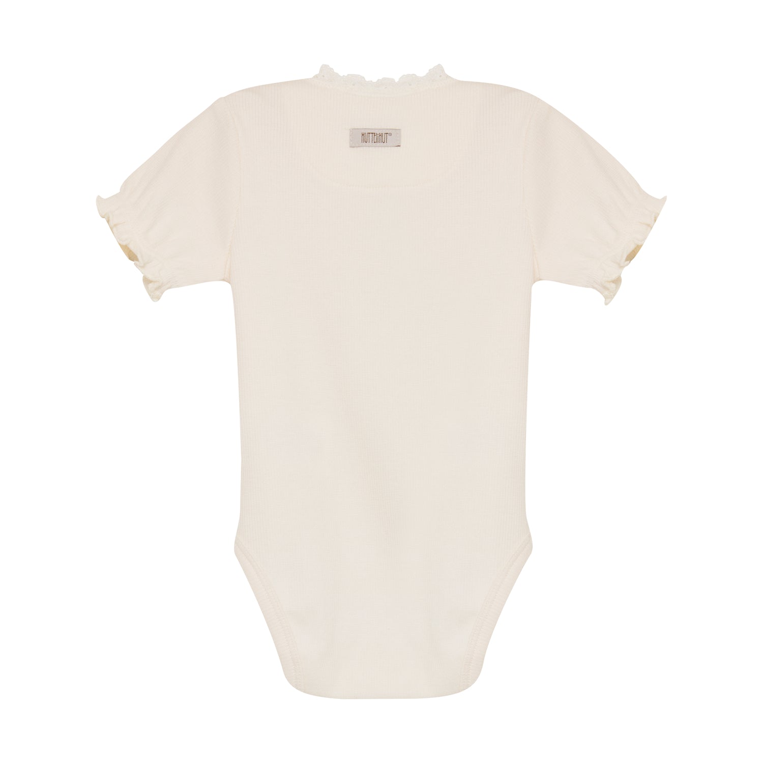 HUTTELIHUT / BODYSTOCKING SS RIB - ANTIQUE WHITE - Mini Monde Copenhagen