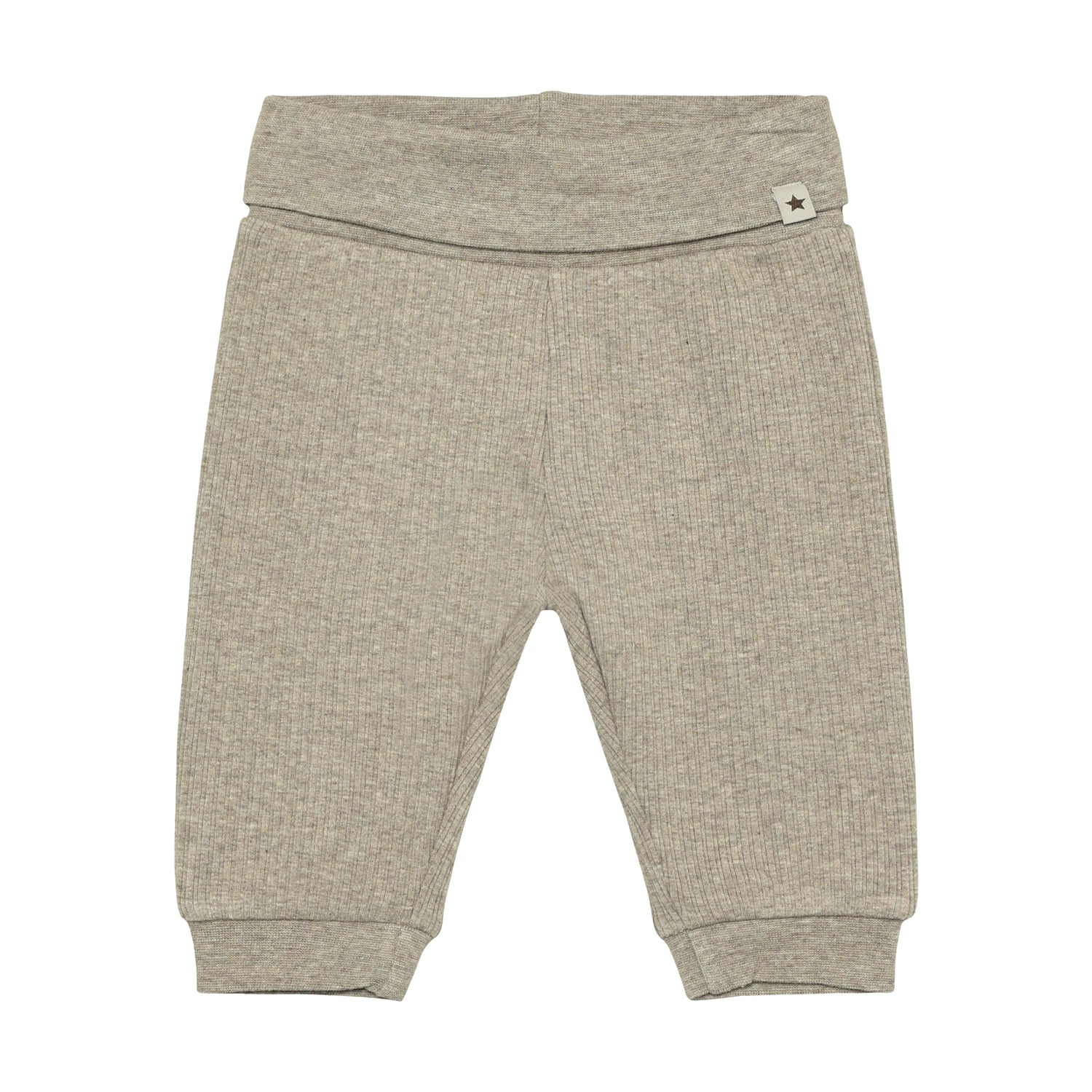 HUTTELIHUT / BABYRIB BUKSER - WHITE PEPPER MELANGE - Mini Monde Copenhagen