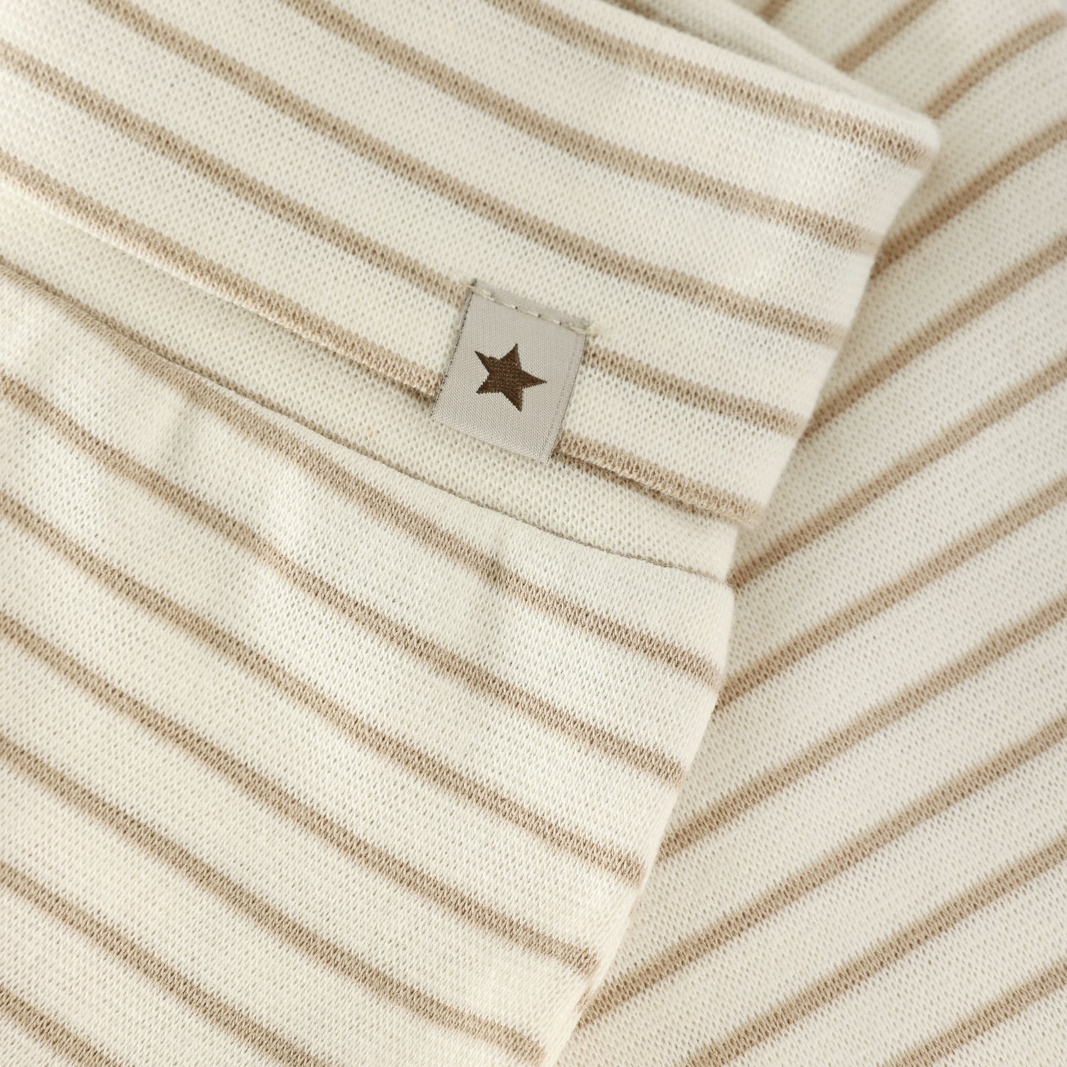 HUTTELIHUT / BUKSER YD STRIPE - WHITE PEPPER - Mini Monde Copenhagen