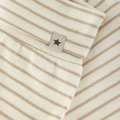 HUTTELIHUT / BUKSER YD STRIPE - WHITE PEPPER - Mini Monde Copenhagen