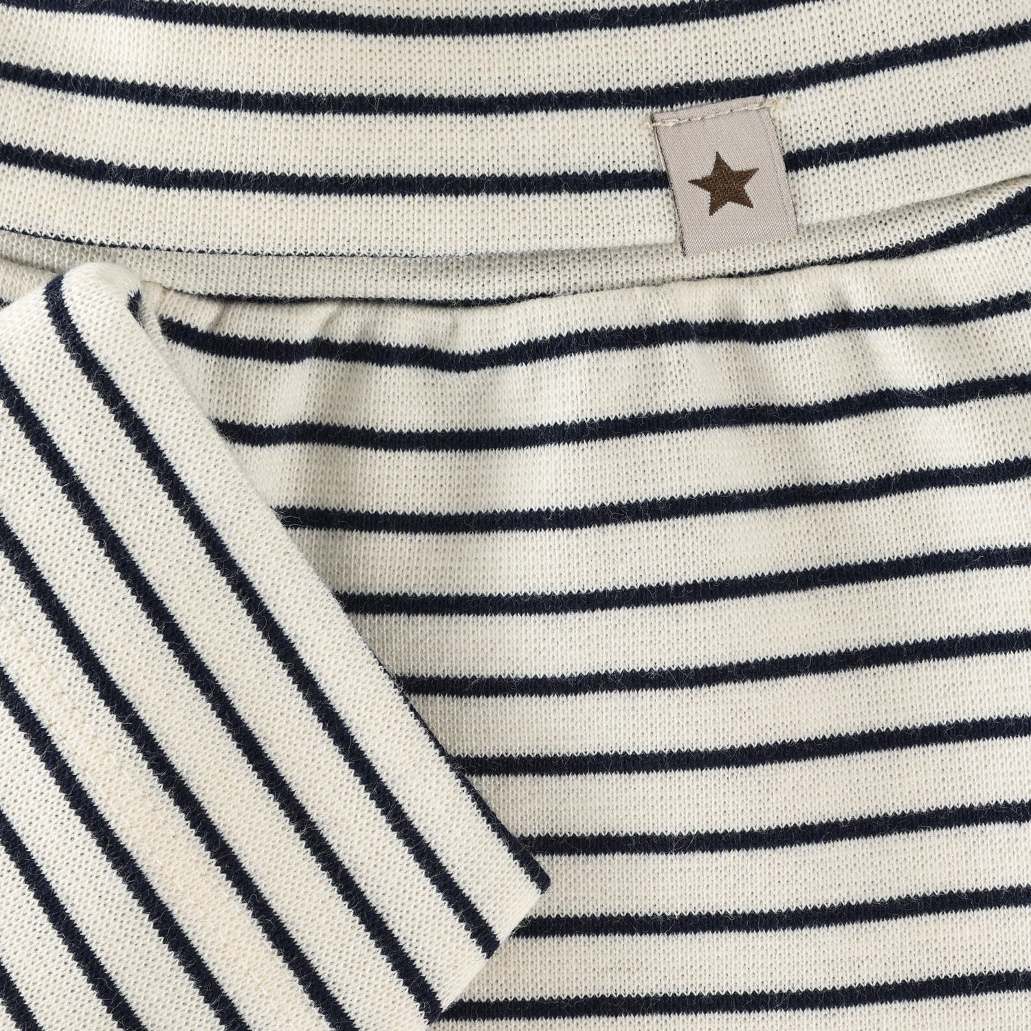 HUTTELIHUT / BUKSER YD STRIPE - NAVY BLAZER - Mini Monde Copenhagen