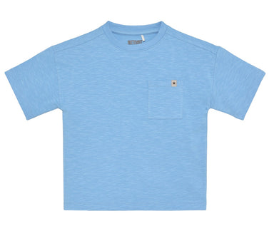 HUTTELIHUT / T-SHIRT  - DELLA ROBBIA BLUE - Mini Monde Copenhagen