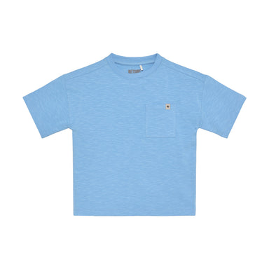 HUTTELIHUT / T-SHIRT  - DELLA ROBBIA BLUE - Mini Monde Copenhagen