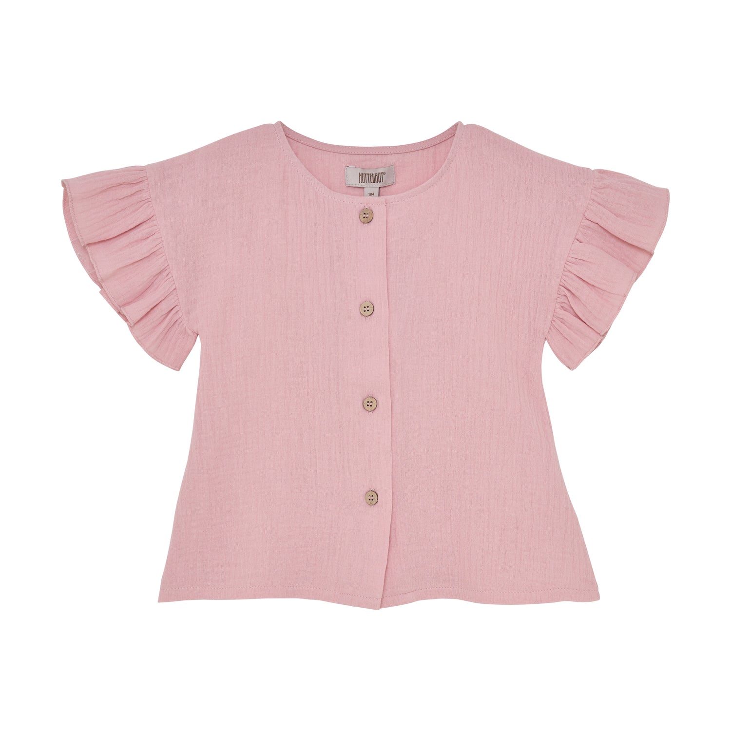HUTTELIHUT / BLOUSE SS  I MUSLIN - PALE MAUVE - Mini Monde Copenhagen