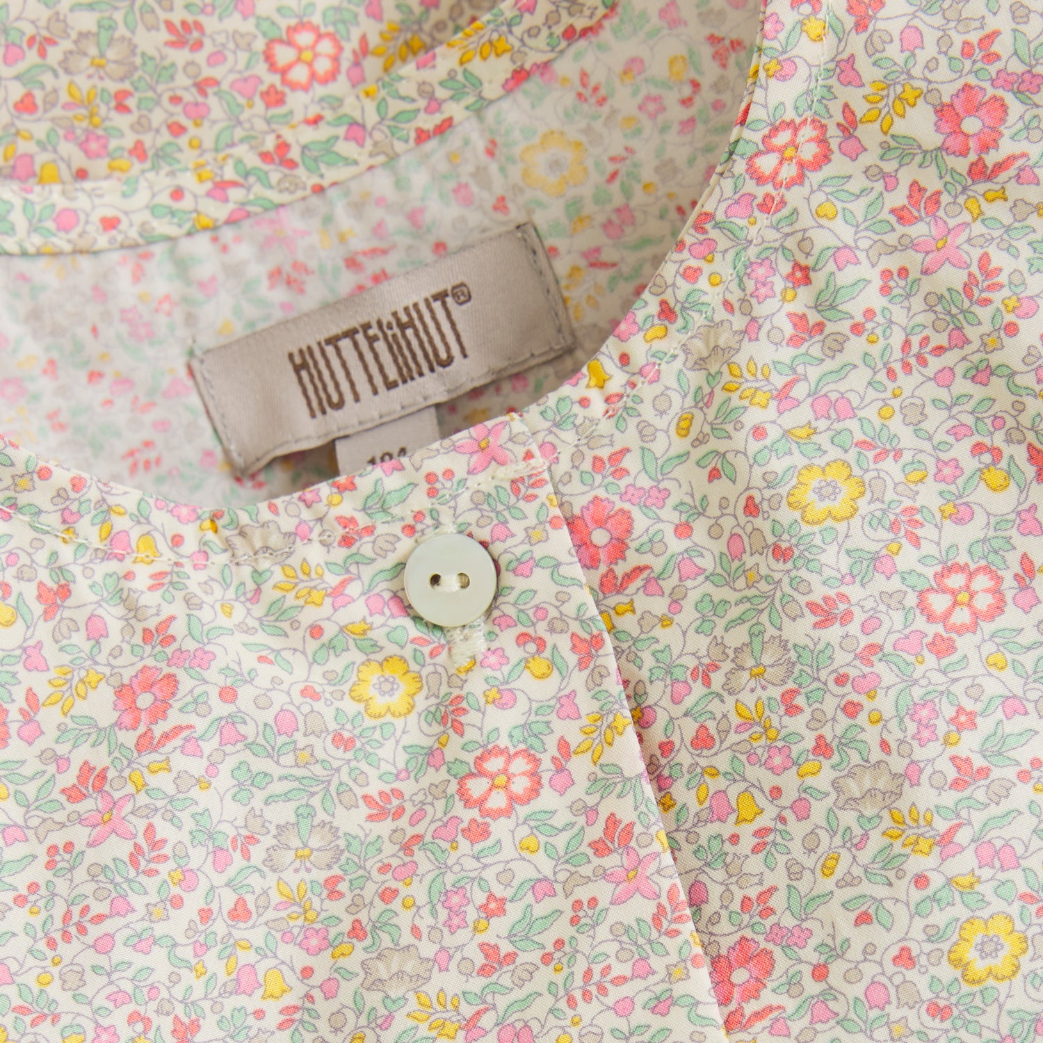 HUTTELIHUT / KJOLE I LIBERTY FABRIC - DOUBLE CREAM - Mini Monde Copenhagen