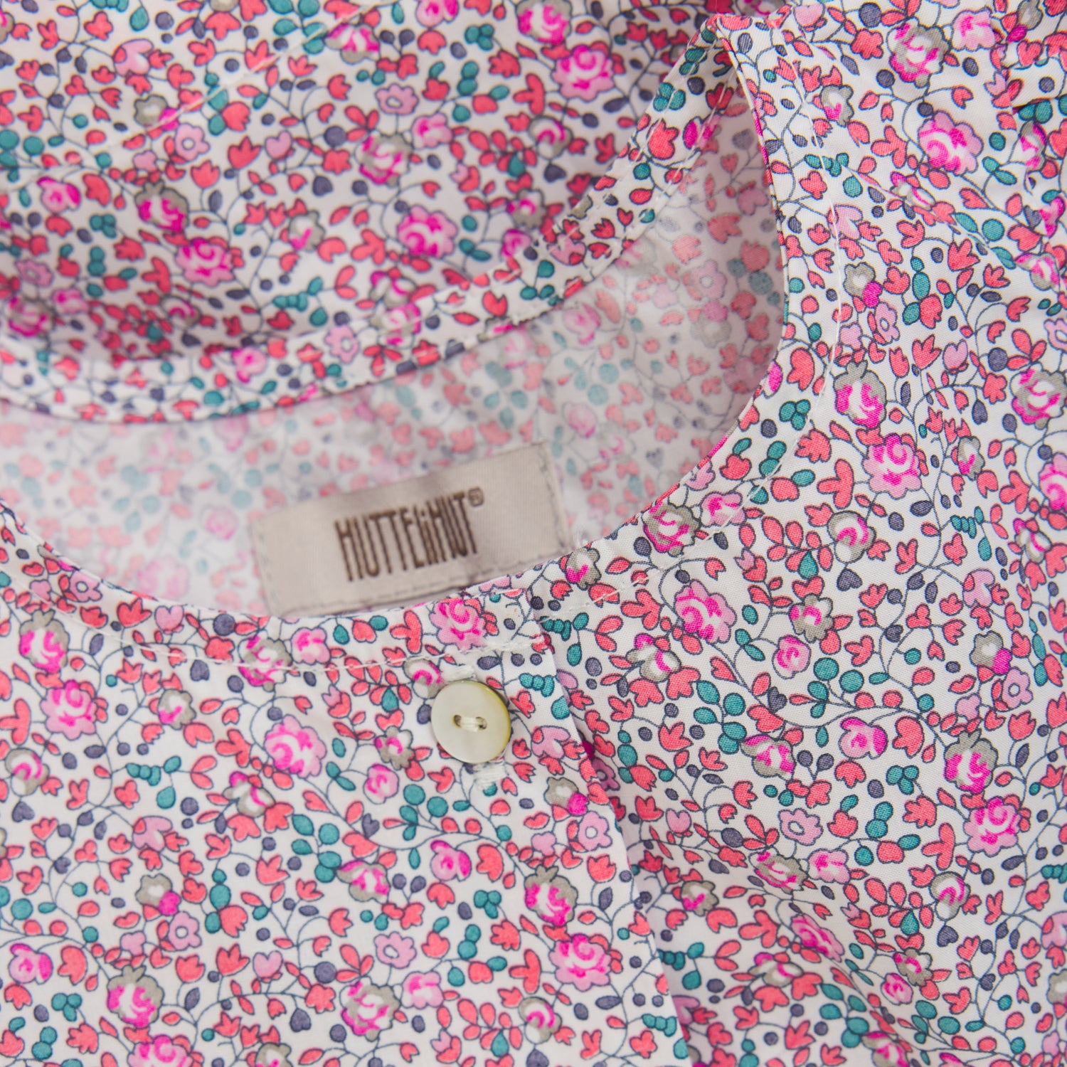 HUTTELIHUT / KJOLE I LIBERTY FABRIC - PLUMERIA - Mini Monde Copenhagen