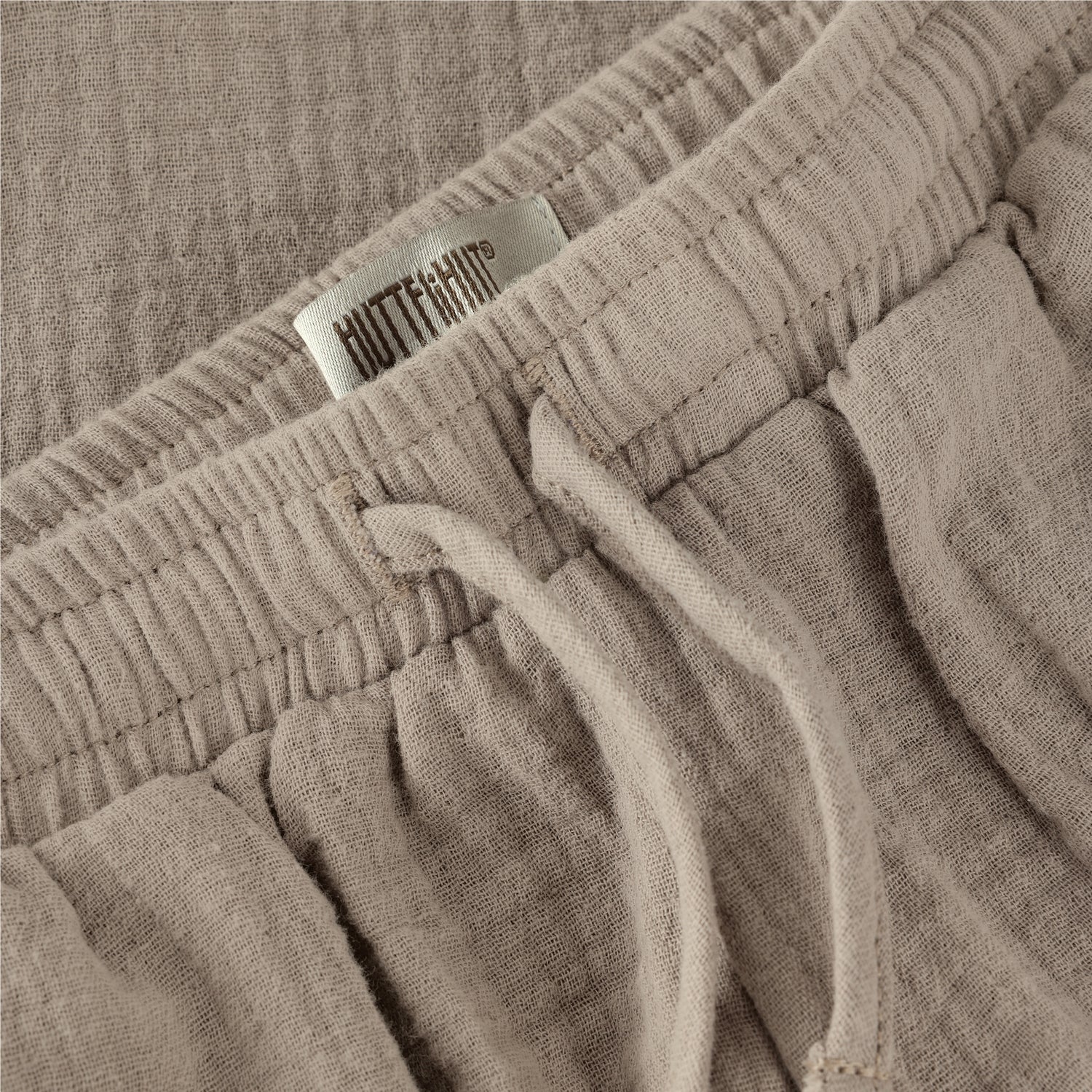 HUTTELIHUT / SHORTS MUSLIN - MOON ROCK - Mini Monde Copenhagen