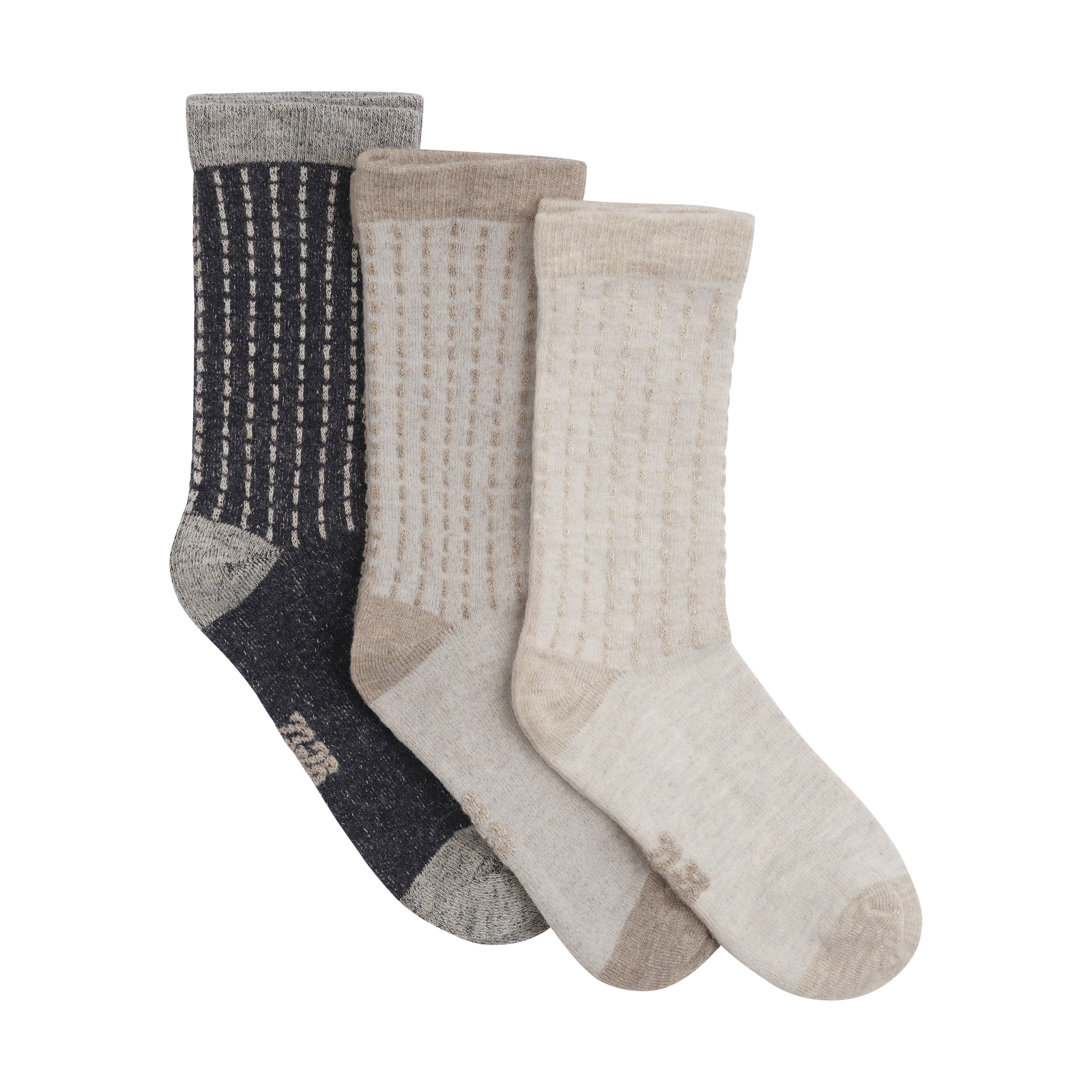 MINYMO / 3 PAK STRØMPER I ULD - DARK NAVY