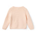 COPENHAGEN COLORS / BABY CROSS-OVER CARDIGAN - SOFT PINK - Mini Monde Copenhagen