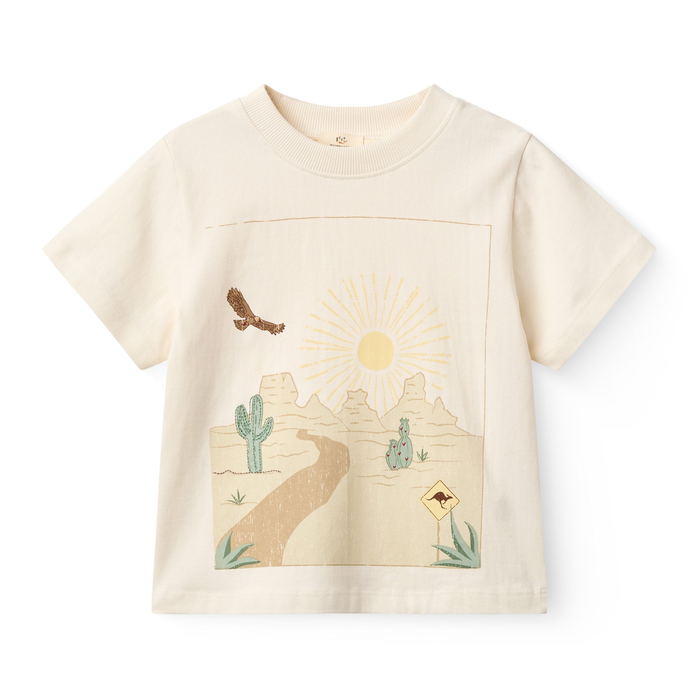 COPENHAGEN COLORS / T-SHIRTS LANDSCAPE PRINT - CREAM COMB - Mini Monde Copenhagen