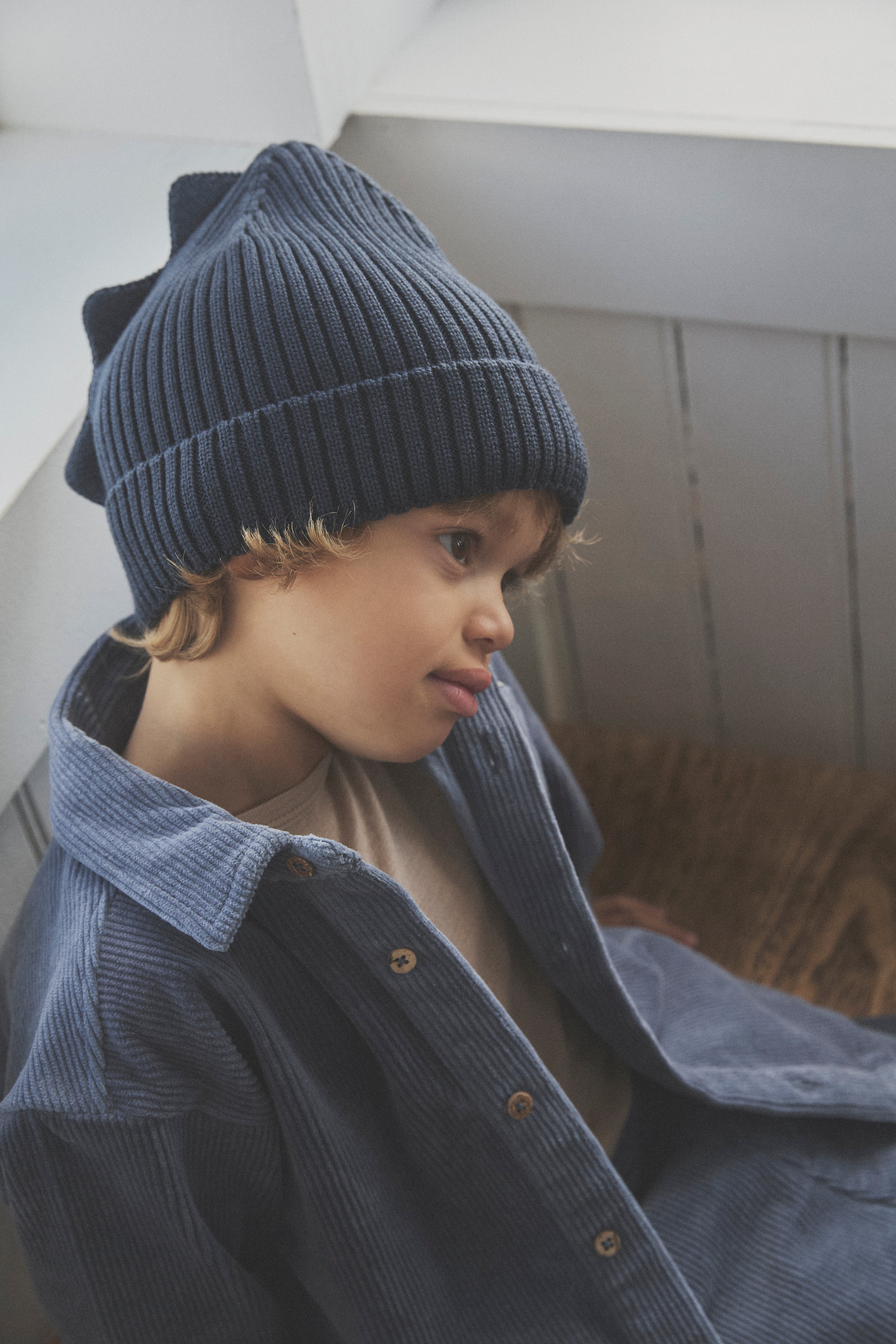 HUTTELIHUT / FLØJLS SKJORTE - FOLKSTONE GRAY