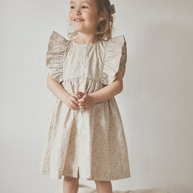 HUTTELIHUT / KJOLE I LIBERTY FABRIC - DOUBLE CREAM - Mini Monde Copenhagen