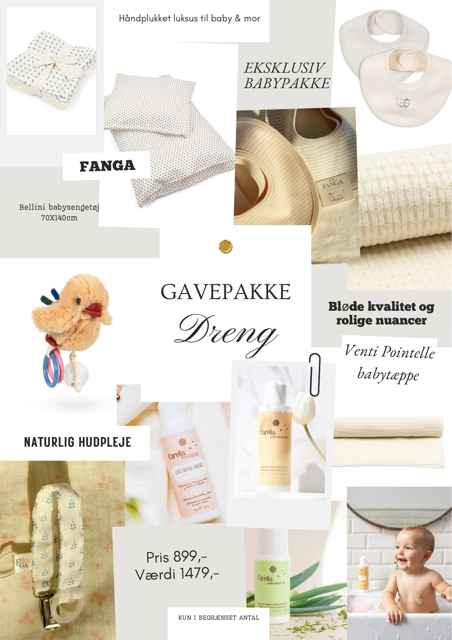 MINI MONDE / BABYPAKKE – GAVE TIL DRENG - Mini Monde Copenhagen