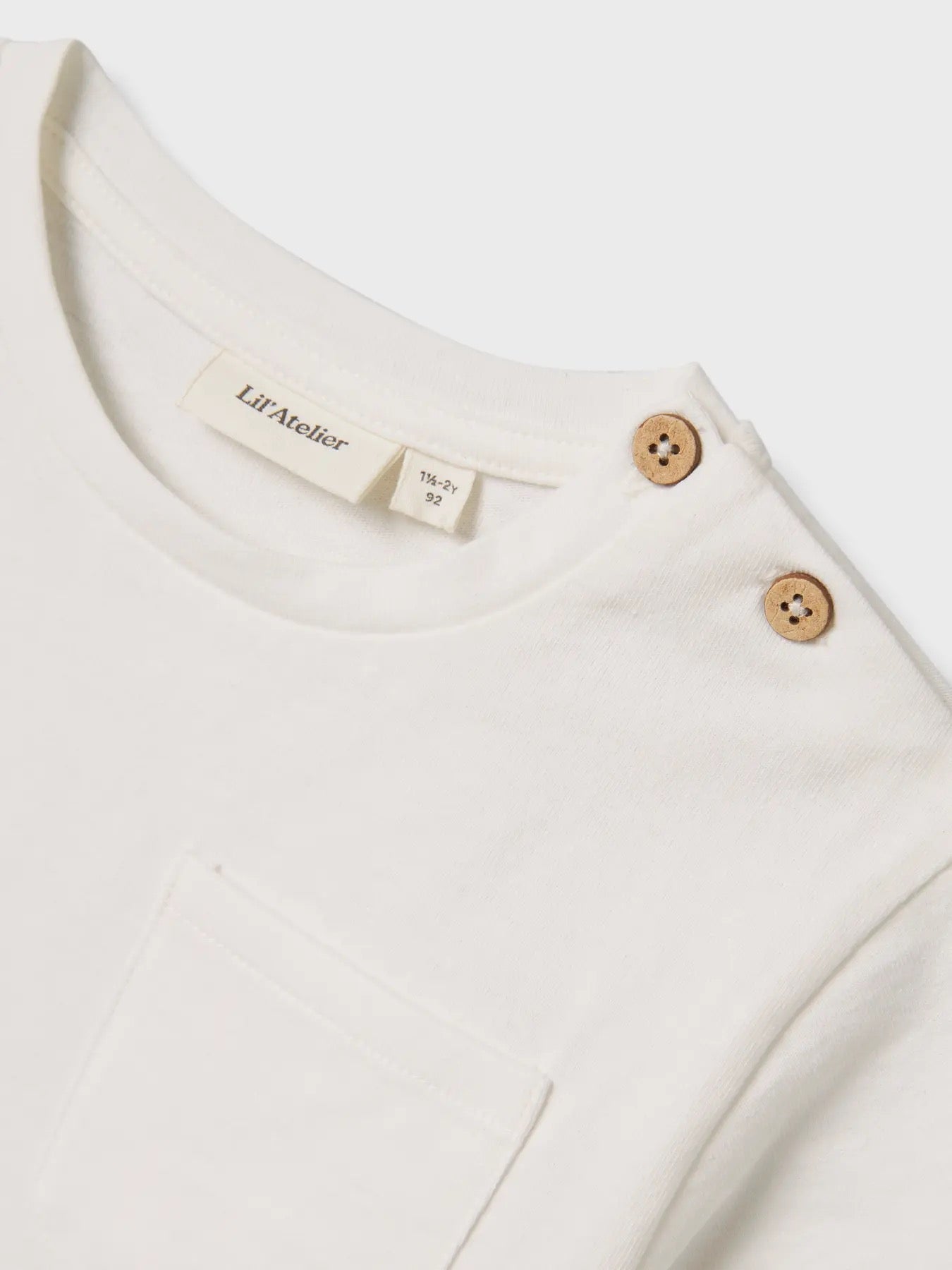 LIL' ATELIER / DOLAN T-SHIRT - COCONUT MILK