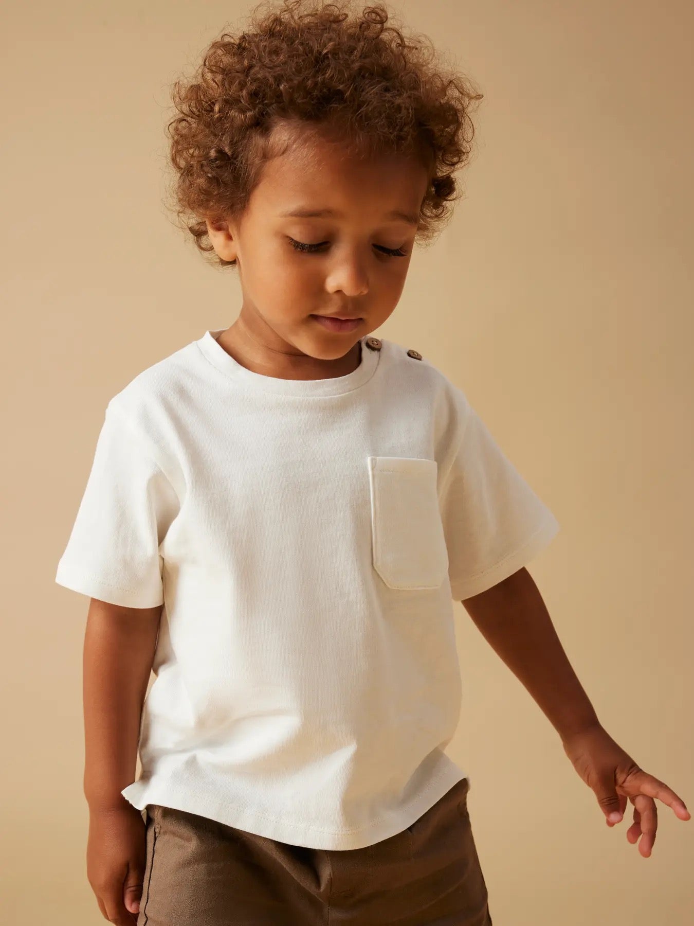 LIL' ATELIER / DOLAN T-SHIRT - COCONUT MILK