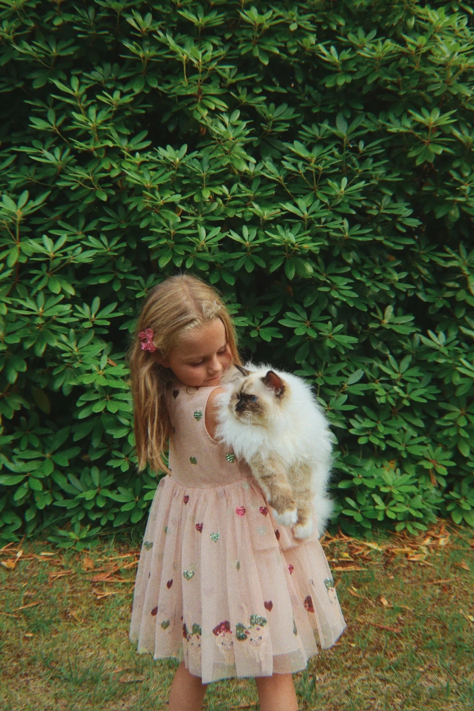 KONGS SLØJD / YVONNE BOW KJOLE - BOW KITTY