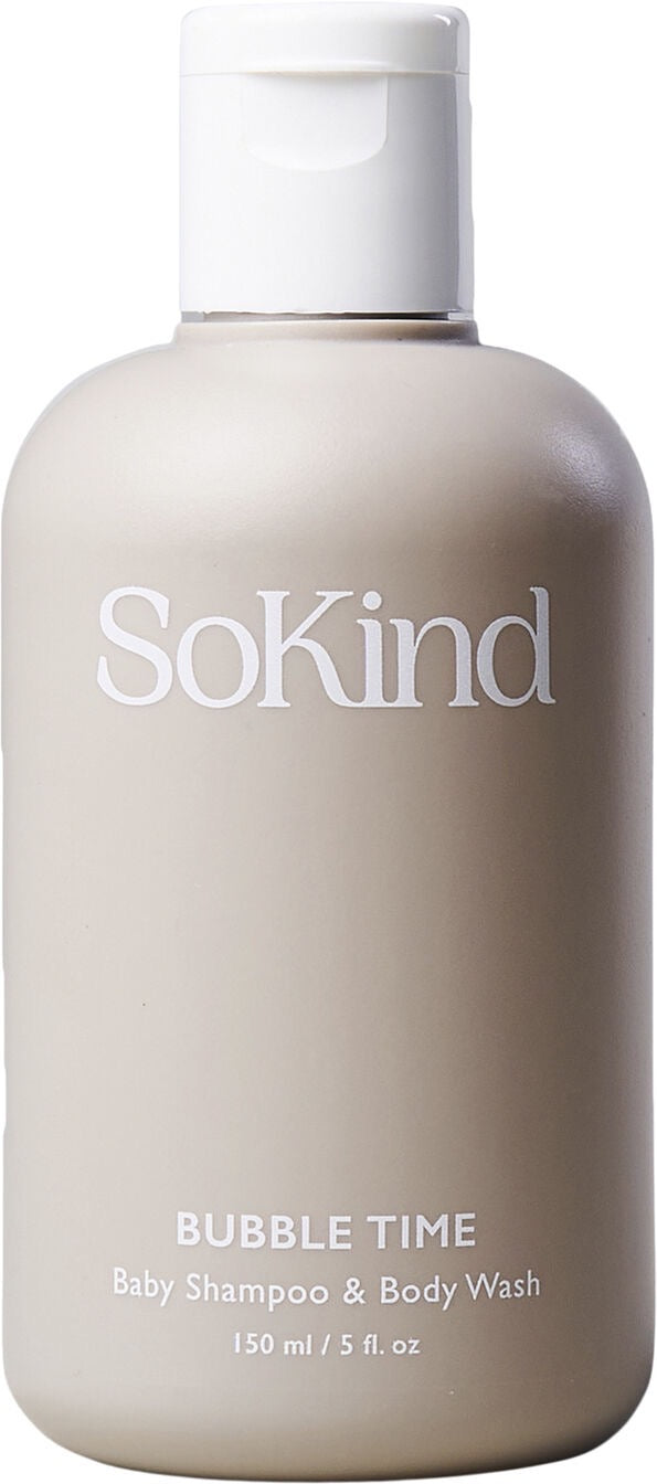 SoKind / BUBBLE TIME - MILD OG PLEJENDE BABY SHAMPOO OG KROPSSÆBE