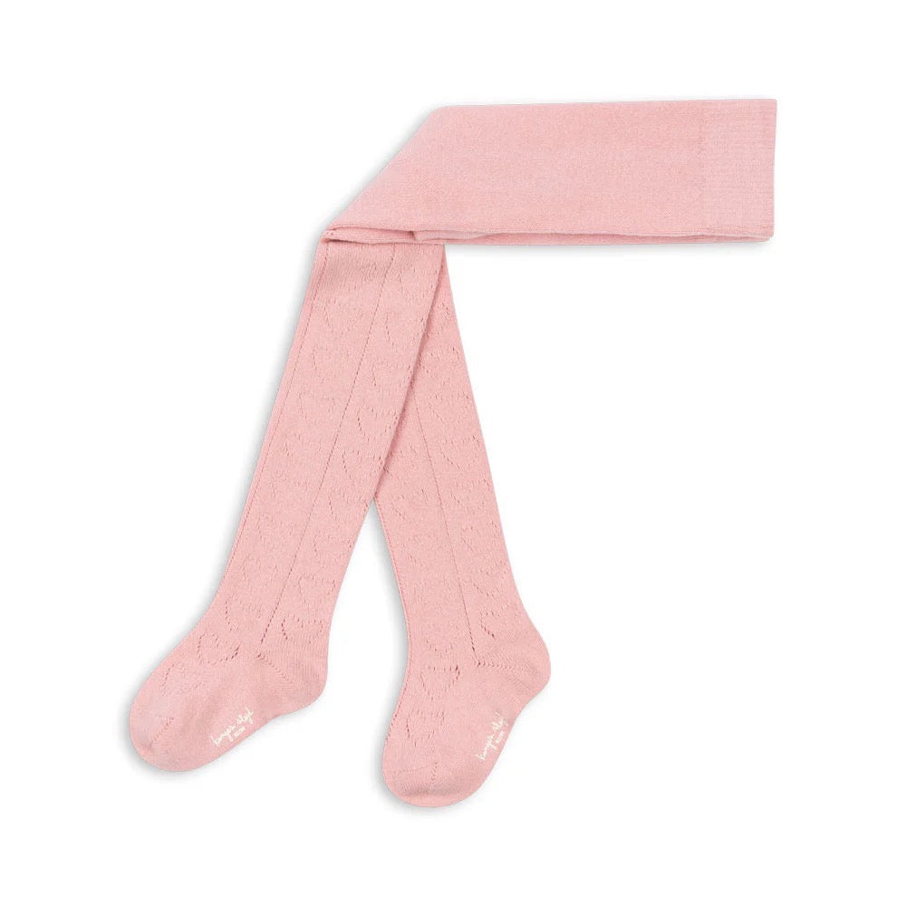 KONGES SLØJD / ULD  POINTELLE STRØMPEBUKSER - ROSE - Mini Monde Copenhagen