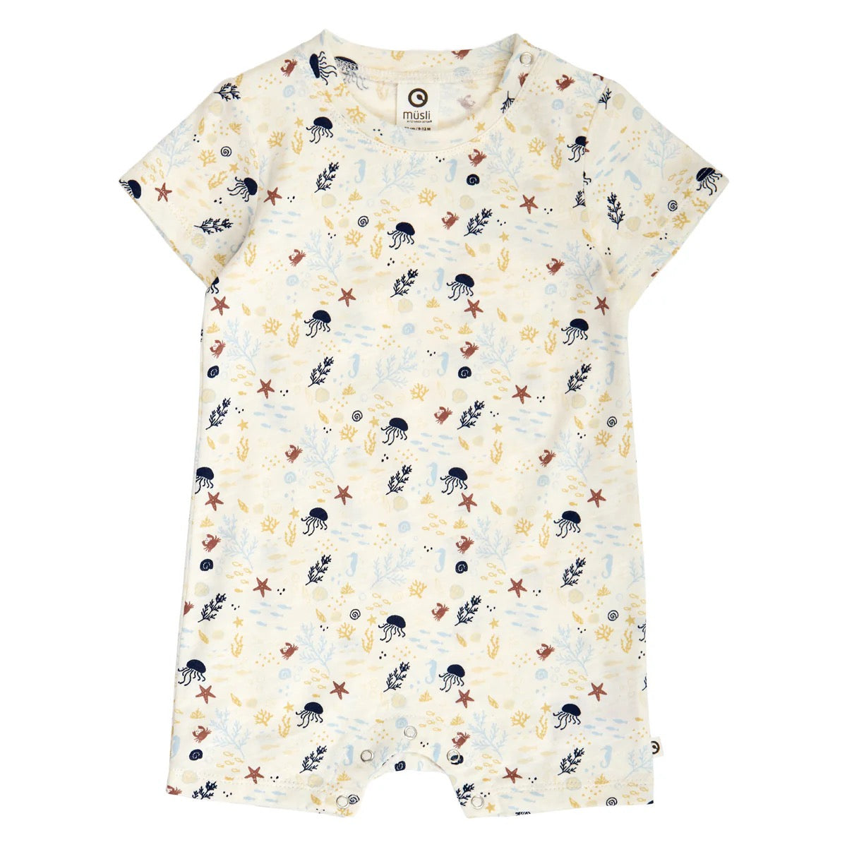 MÜSLI BY GREEN COTTON / SEA SOMMERDRAGT - TOFU/ HEMP/ NAVY