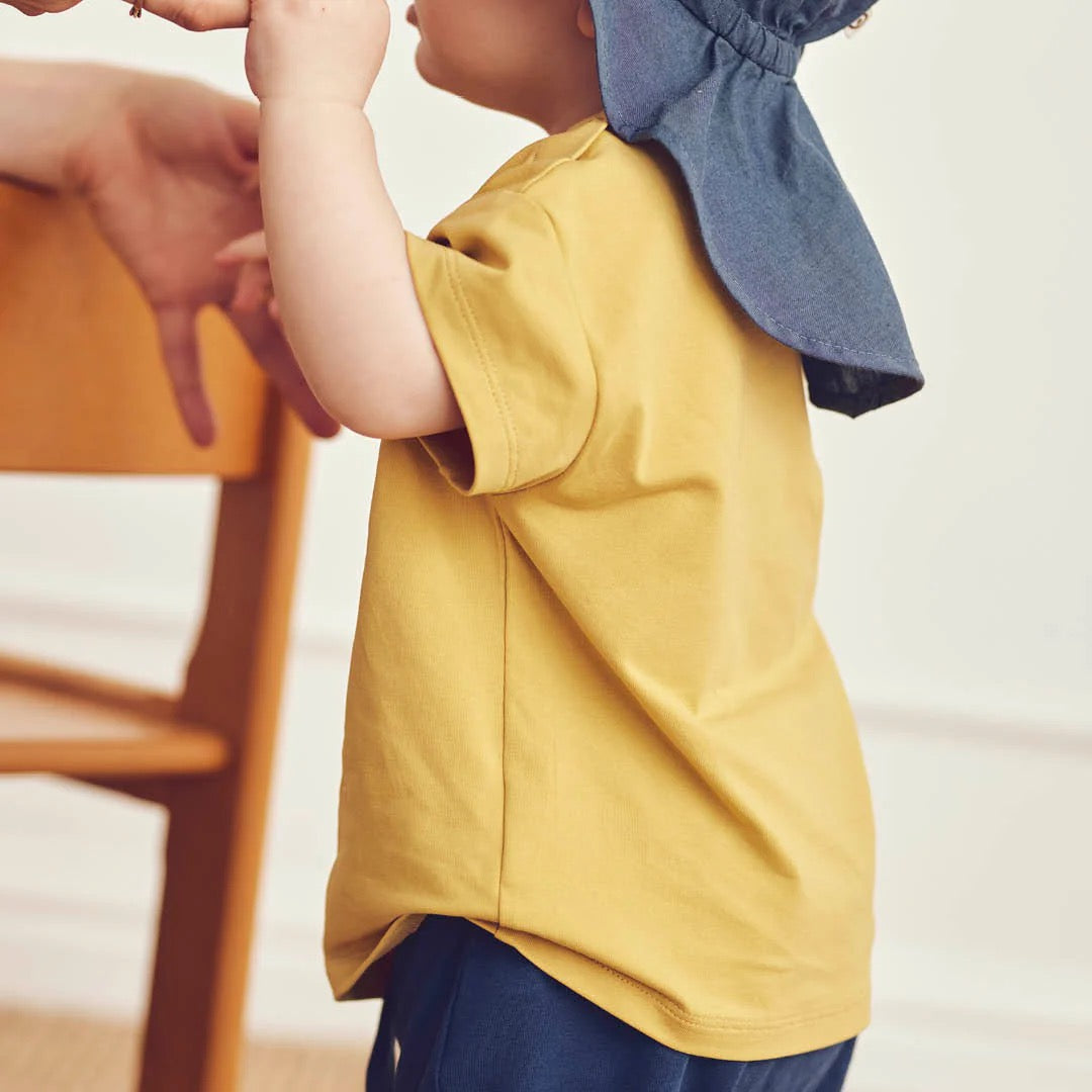 MÜSLI BY GREEN COTTON / SEA T-SHIRT - HEMP