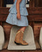 COPENHAGEN COLORS / LIMITED COWBOY BOOTS HIGH - BEIGE SUEDE - Mini Monde Copenhagen