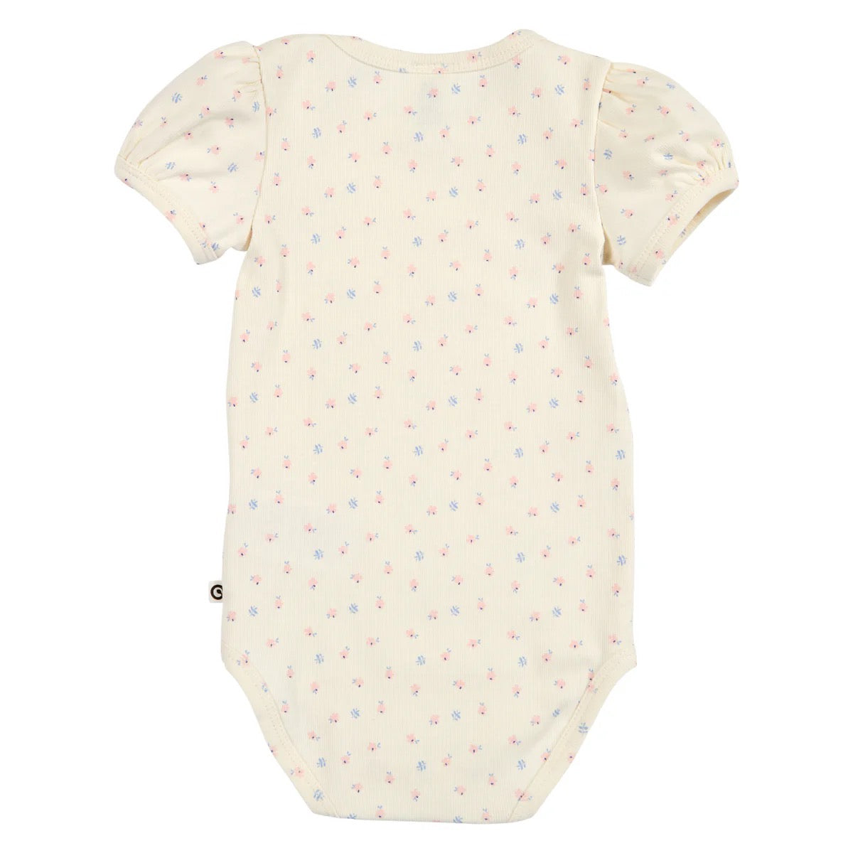 MÜSLI BY GREEN COTTON / SPRING PUFF BODY - TOFU/ NECTAR/ SHELL BLUE