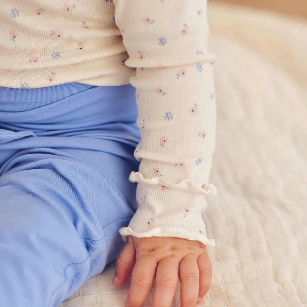 MÜSLI BY GREEN COTTON / SPRING BODY - TOFU/ NECTAR/ SHELL BLUE