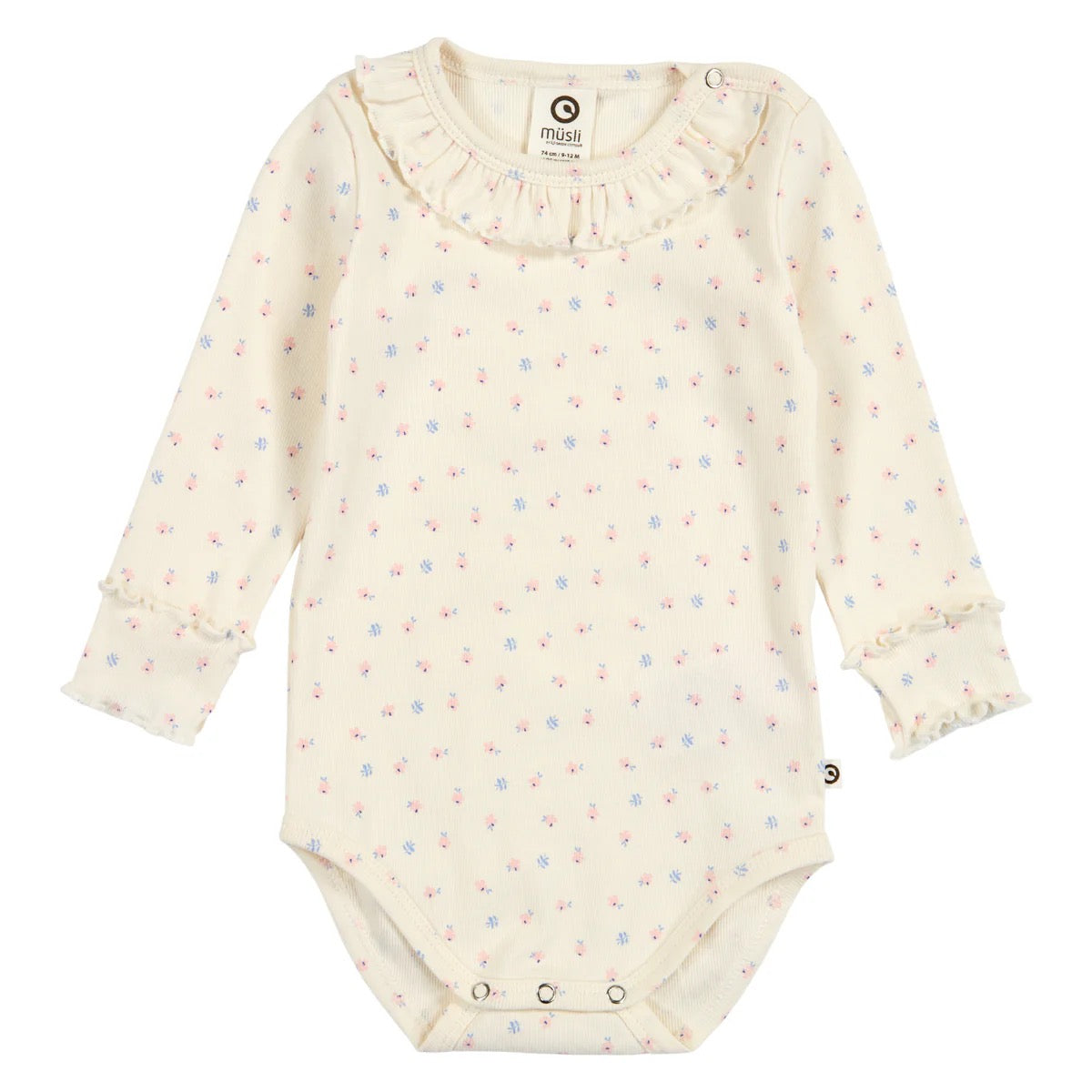 MÜSLI BY GREEN COTTON / SPRING BODY - TOFU/ NECTAR/ SHELL BLUE