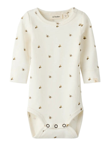 LIL' ATELIER / GAYO LS BODYSTOCKING - BEE - Mini Monde Copenhagen