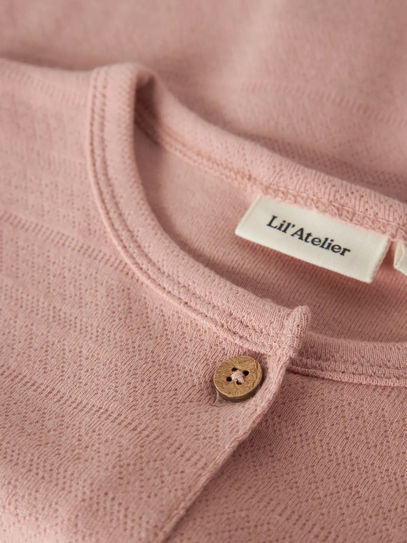 LIL’ ATELIER / DIMIA LS SLIM CARDIGAN – MISTY ROSE - Mini Monde Copenhagen