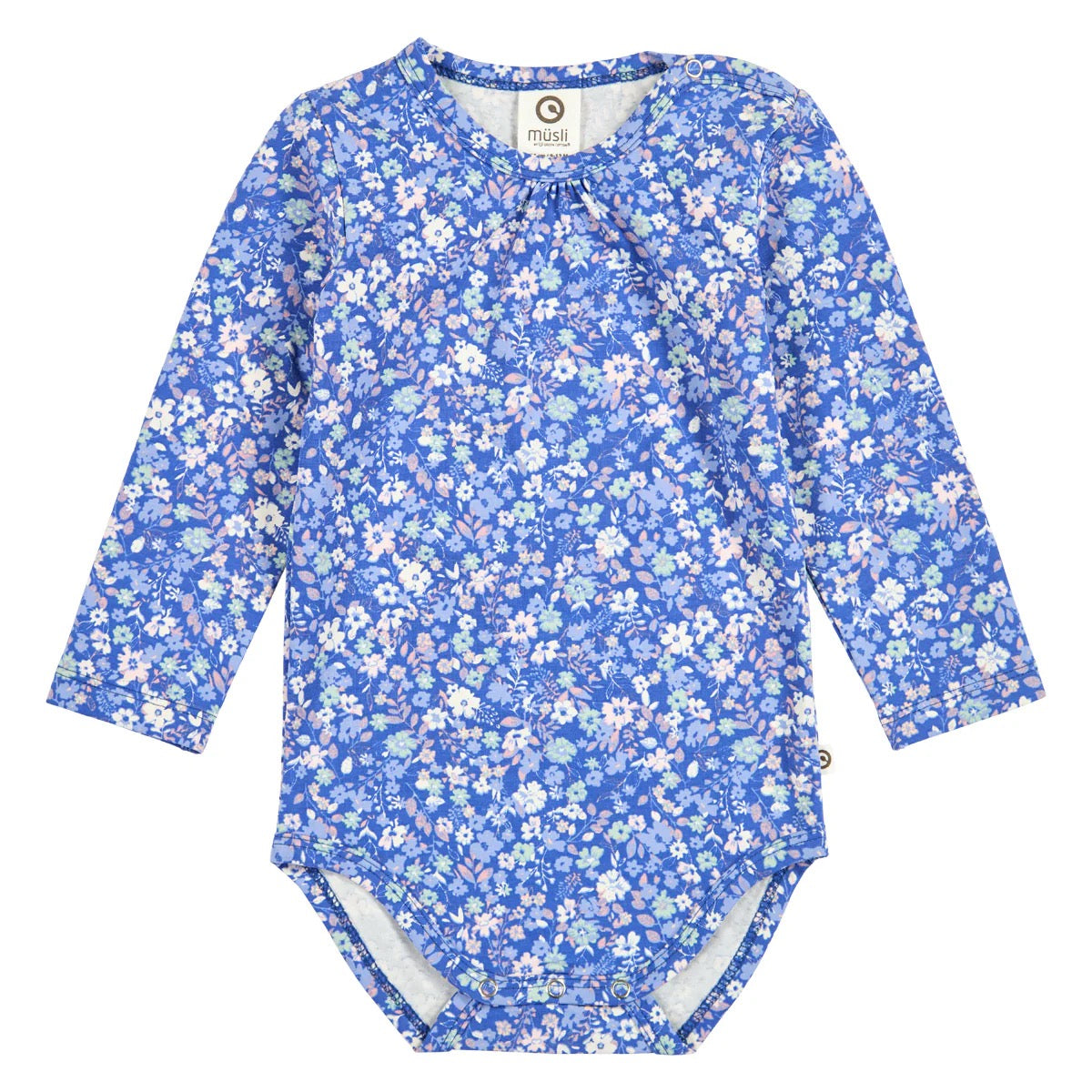 MÜSLI BY GREEN COTTON / PRIMROSE BODY - AZURE BLUE/ NECTAR/ TOFU